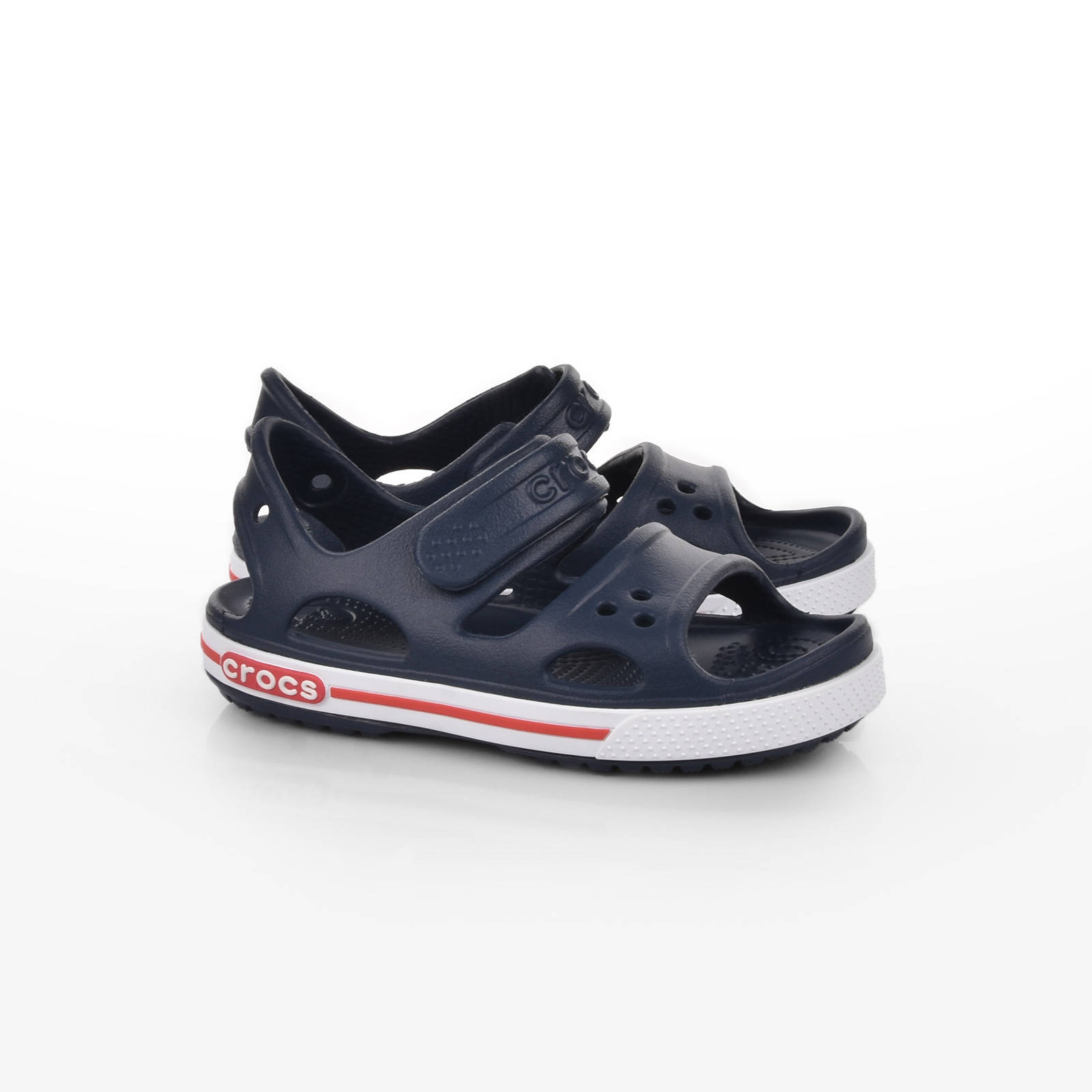 Crocs - CROCBAND II SANDAL PS - NAVY/WHITE - Crocs - 