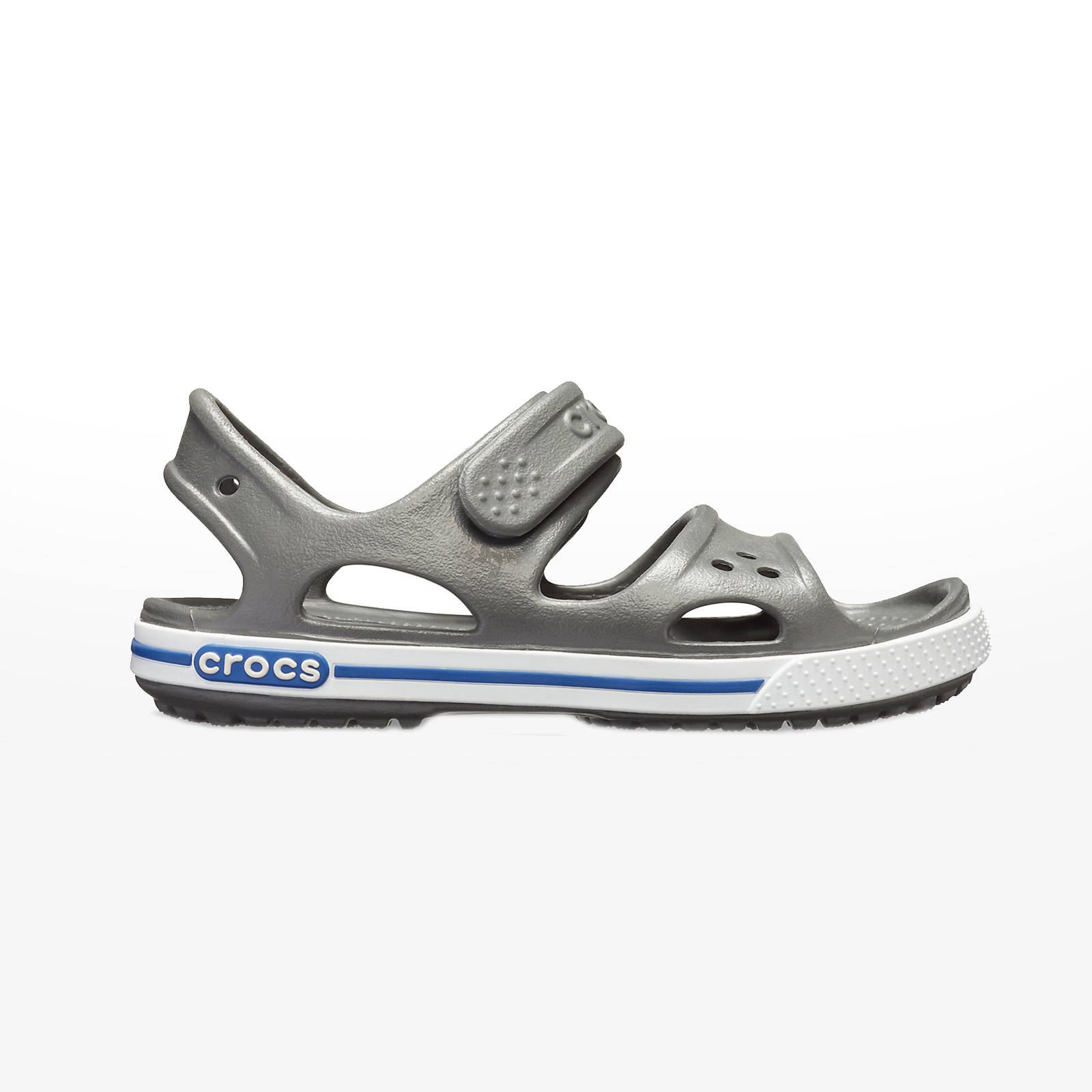 Crocs – CROCBAND II SANDAL PS – SLATE GREY/BLUE JEAN