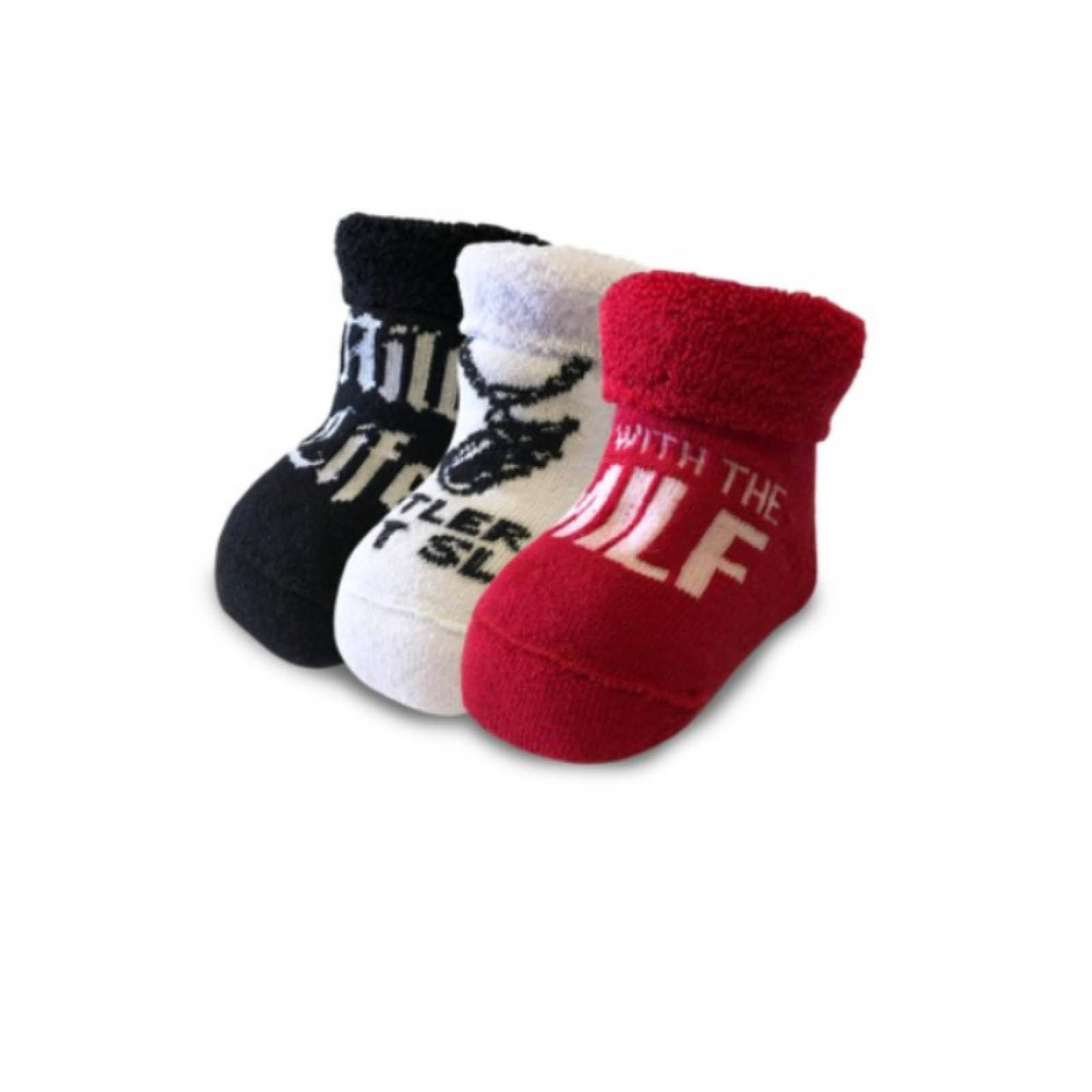 Bee Unusual Bee Unusual - BEE UNUSUAL BABY HUSTLERS 3PK SOCKS - ASSORTED
