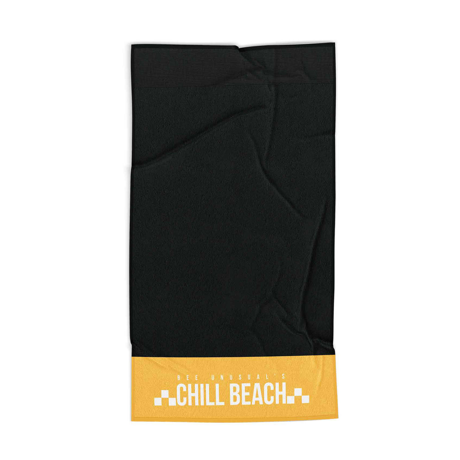 Bee Unusual - PLAYA DE LOS MUERTOS BEACH TOWEL 100X150CM - ASPEN GOLD / BLACK φωτογραφία
