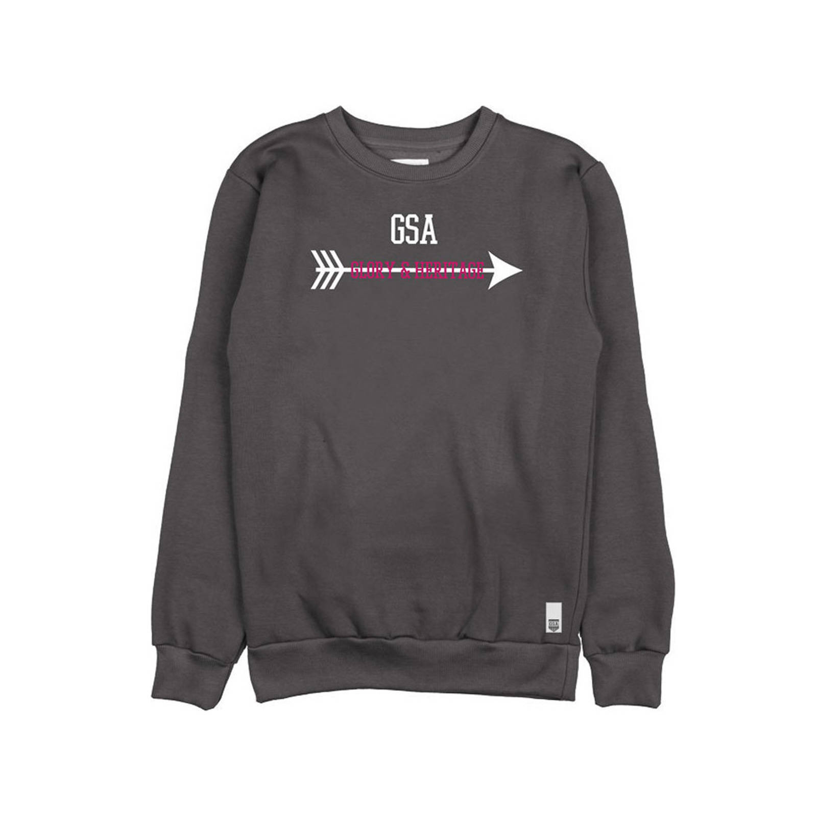 Gsa Gsa - MEN GLORY CREW NECK - CHARCOAL