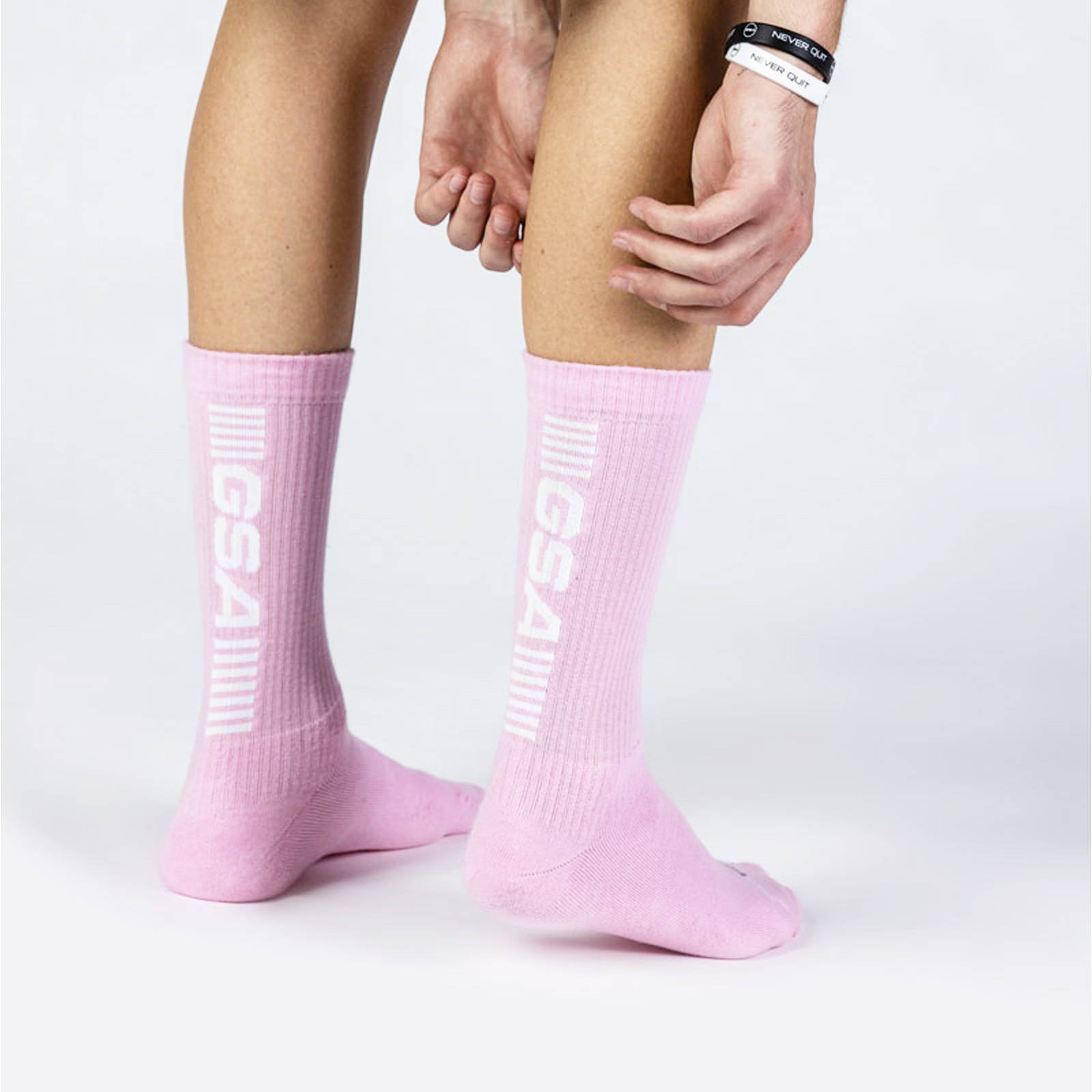 Gsa - GSA SUPER LOGO SOCKS - PINK φωτογραφία