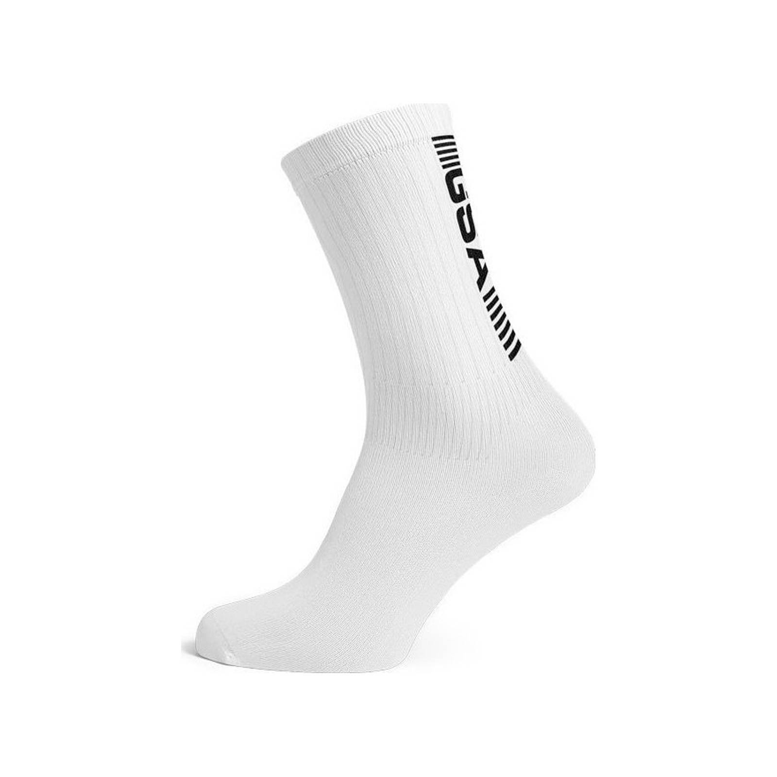 Gsa Gsa - GSA SUPER LOGO SOCKS - WHITE