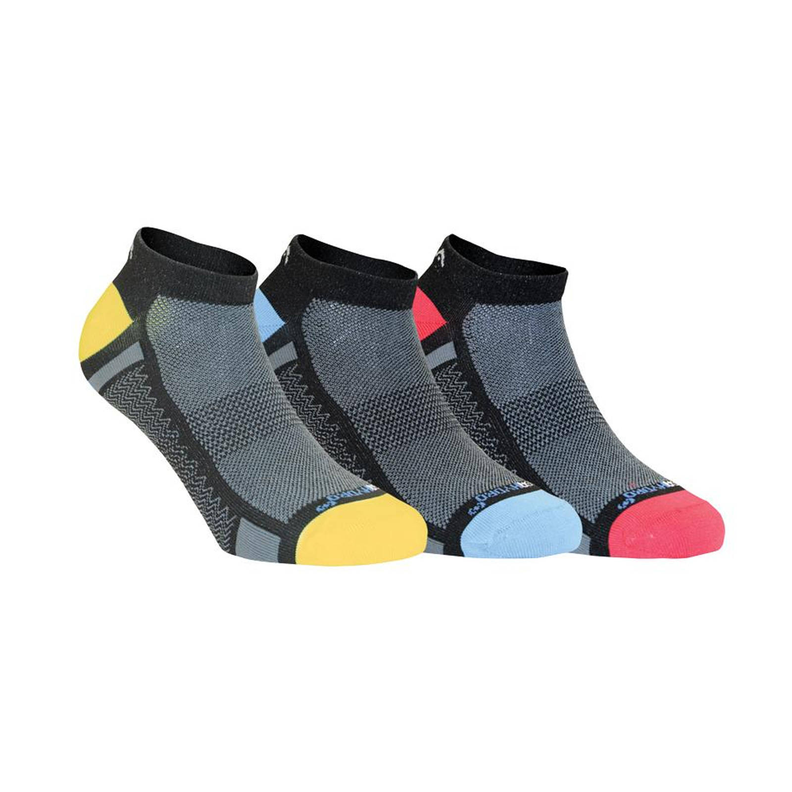Gsa Gsa - MEN GSA 620 NON SHOW 3 PACK - ASSORTED 57