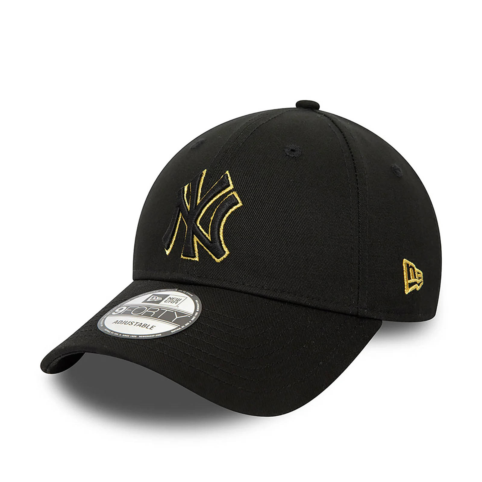 New era - New York Yankees Metallic Outline Black 9FORTY Adjustable Cap - 001/0071 φωτογραφία