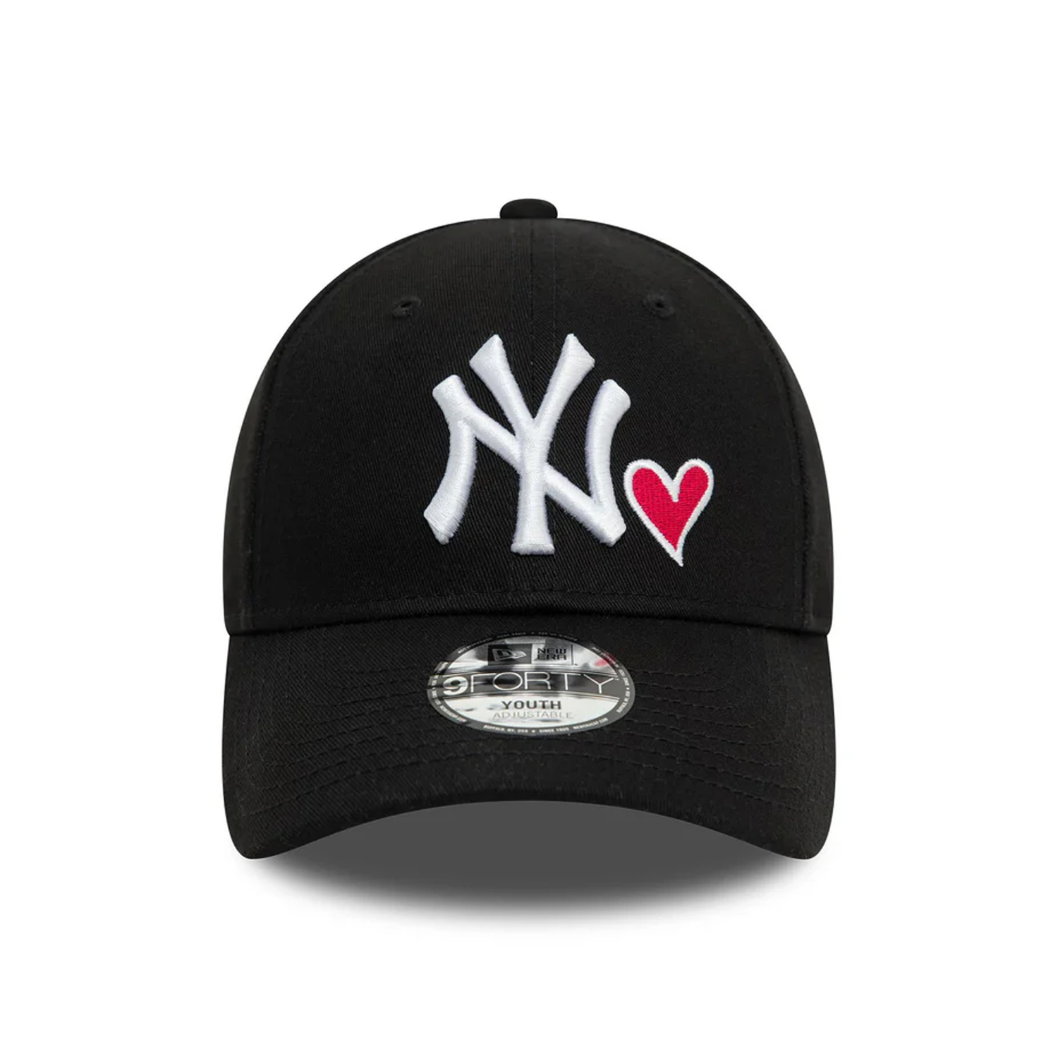 New era New era - New York Yankees Youth Icon Black 9FORTY Adjustable Cap - 001/0071