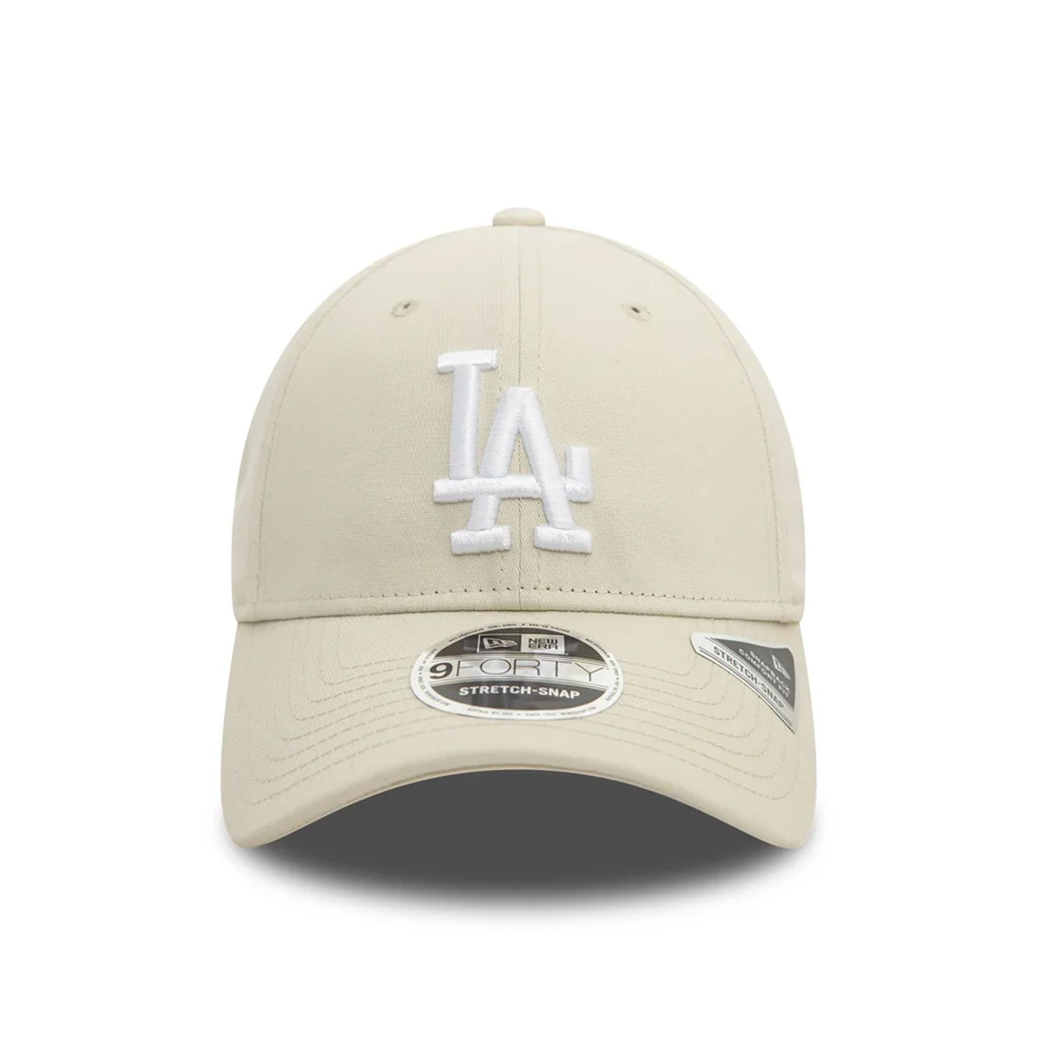 New era New era - LA Dodgers MLB Cream 9FORTY Stretch Snap Adjustable Cap - 270/00M6