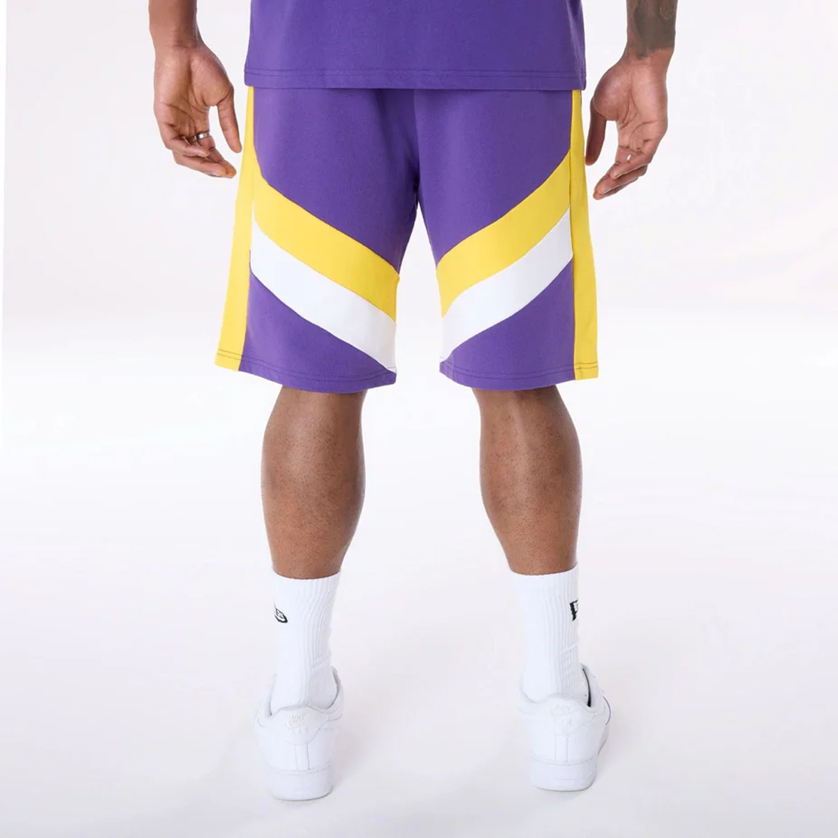 New era - LA Lakers NBA Panel Purple Shorts - 500/00D1 φωτογραφία