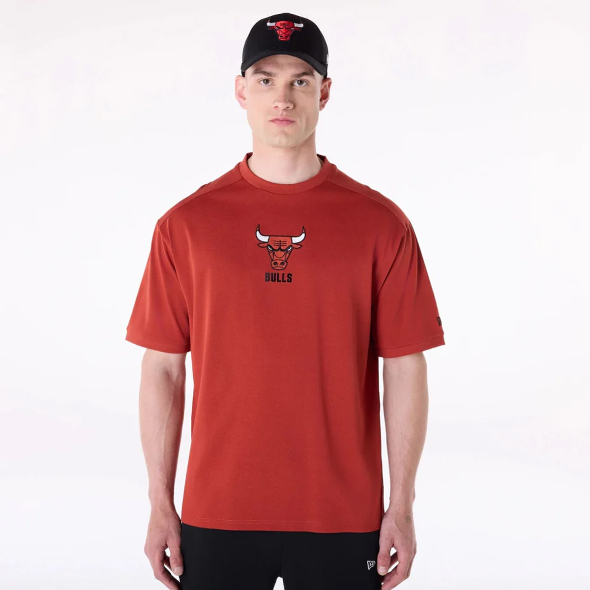 New era New era - Chicago Bulls NBA Wordmark Red Oversized T-Shirt - 220/00MM