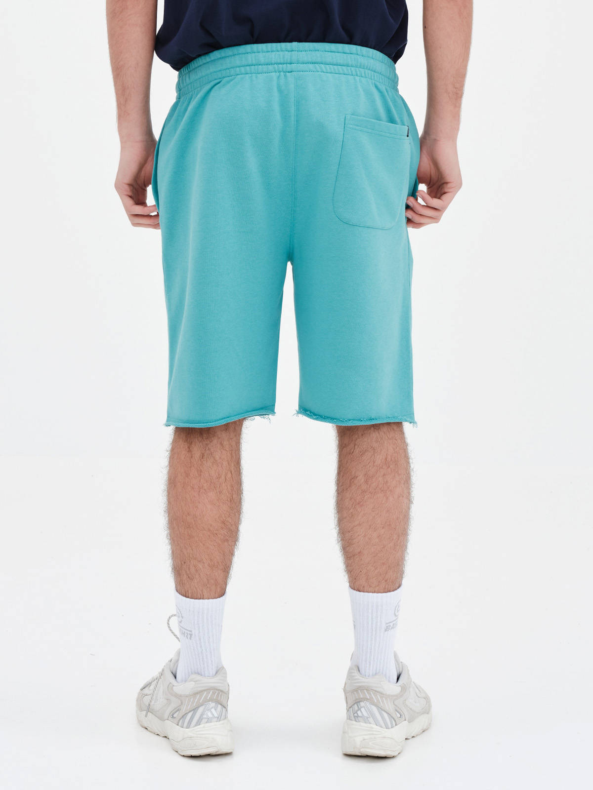 Basehit - MEN'S SWEAT SHORTS - D.AQUA φωτογραφία