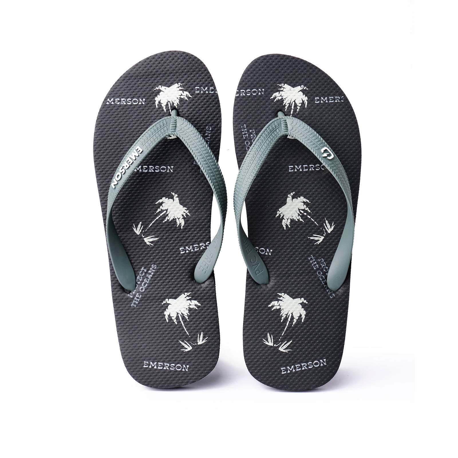 Emerson - MEN'S FLIP FLOPS (PACK 7 PCS) - PR299 BLACK/ARMY GREEN Ανδρικά > Παπούτσια > Σαγιονάρες > Σαγιονάρα