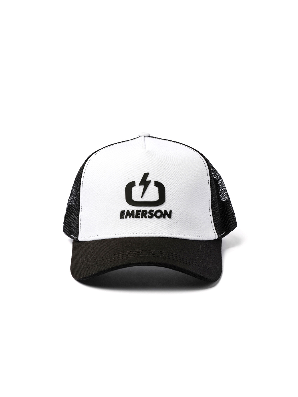 Emerson Emerson - UNISEX TRUCKER HAT - WHITE/BLACK