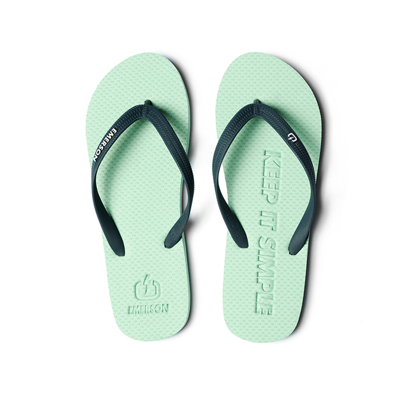  Emerson - WOMEN'S FLIP FLOPS - MINT/NAVY BLUE 2025