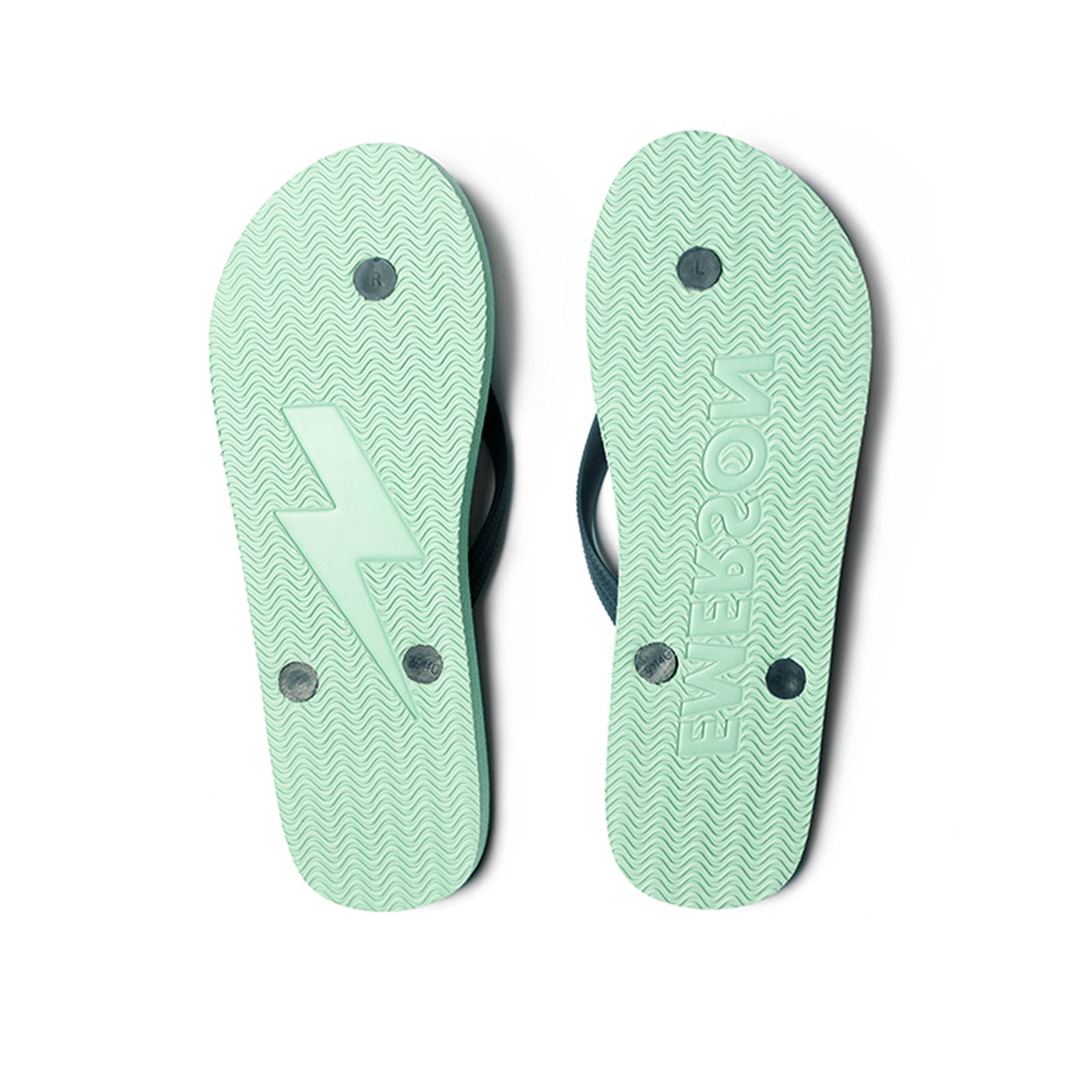 Emerson - WOMEN'S FLIP FLOPS - MINT/NAVY BLUE φωτογραφία