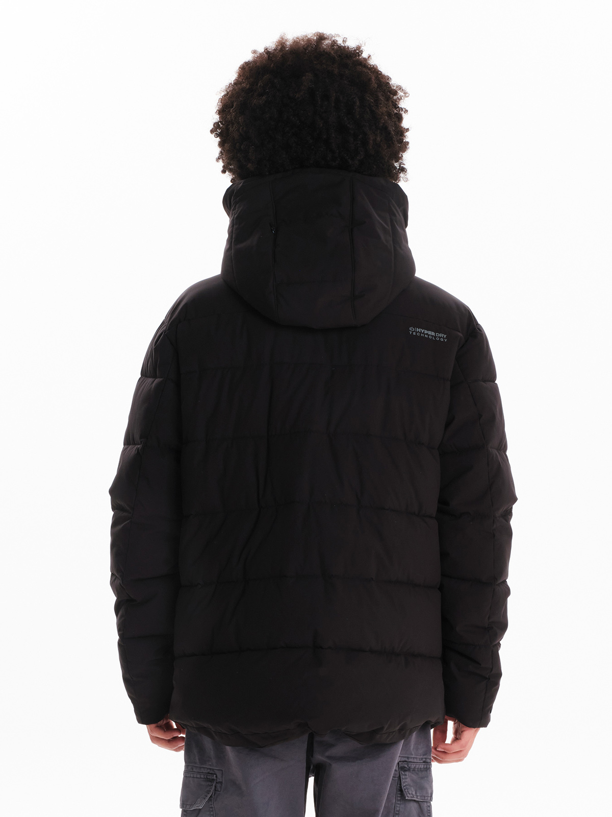Emerson - EMERSON ΑΝΔΡΙΚΟ ΜΠΟΥΦΑΝ PUFFER ΜΕ ΚΟΥΚΟΥΛΑ - BLACK φωτογραφία