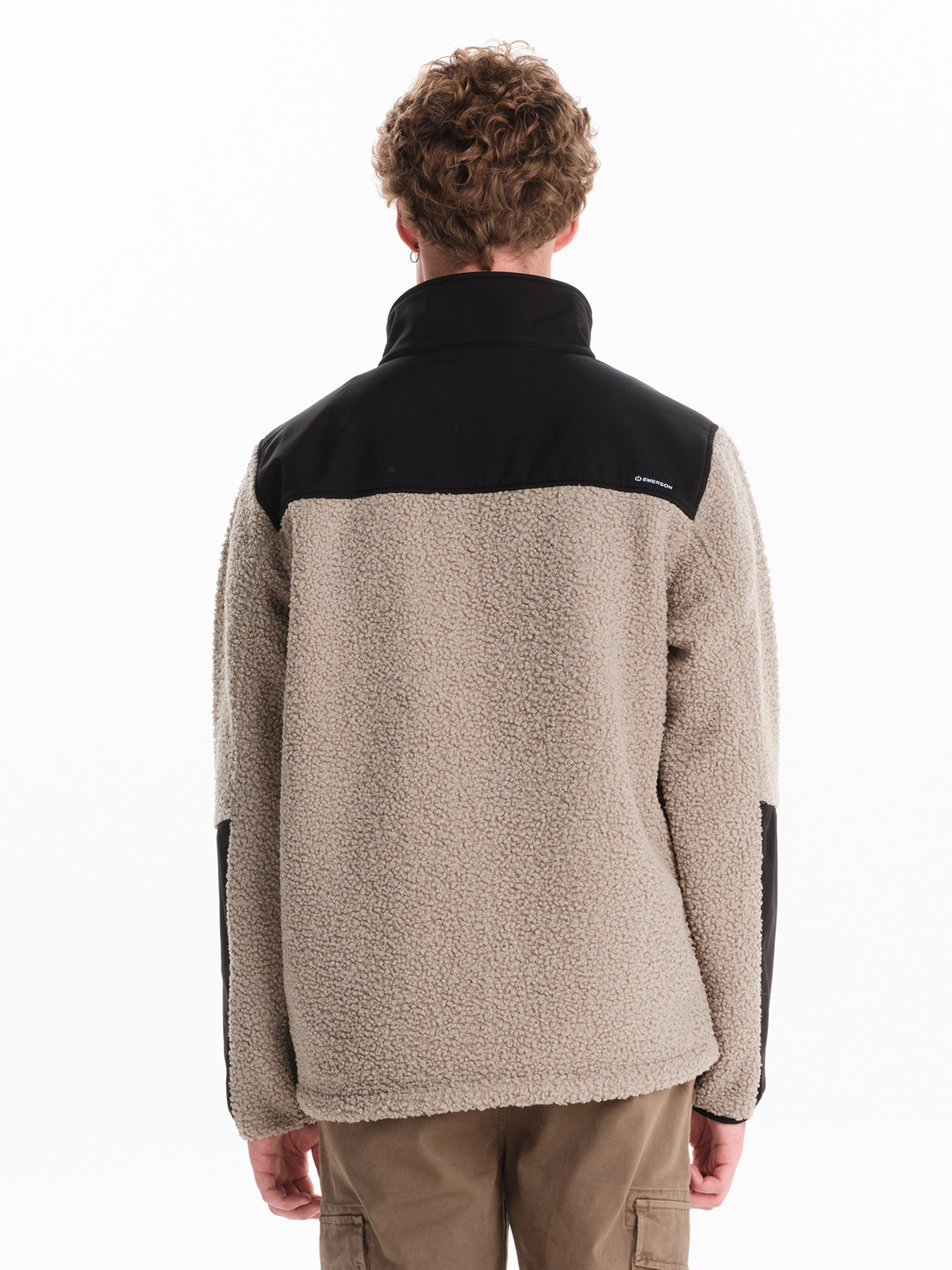 Emerson - EMERSON ΑΝΔΡΙΚΟ ΜΠΟΥΦΑΝ BONDED SHERPA 2 ΣΤΡΩΣΕΩΝ - MILKY WHITE/BLACK 2 φωτογραφία