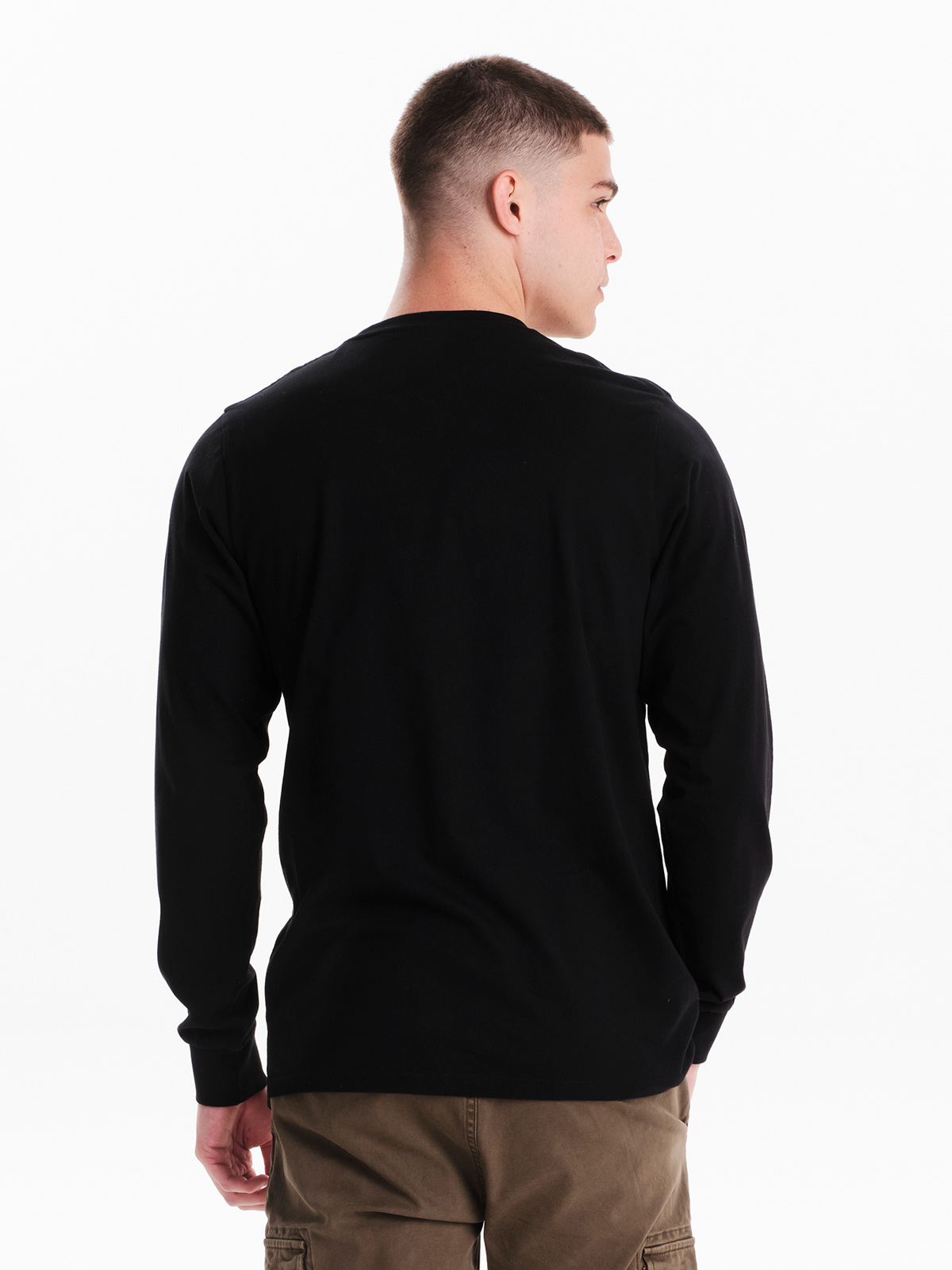 Emerson - MEN'S L/S T-SHIRT - BLACK φωτογραφία