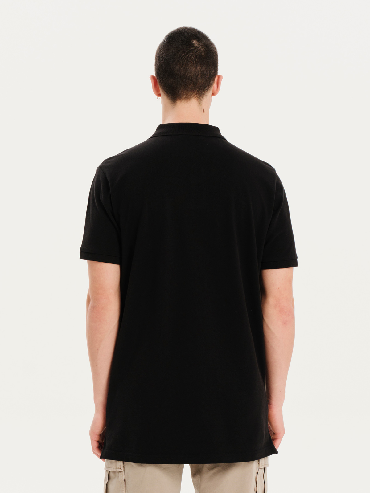 Emerson - EMERSON ΚΟΝΤΟΜΑΝΙΚΗ ΑΝΔΡΙΚΗ ΜΠΛΟΥΖΑ POLO - BLACK φωτογραφία