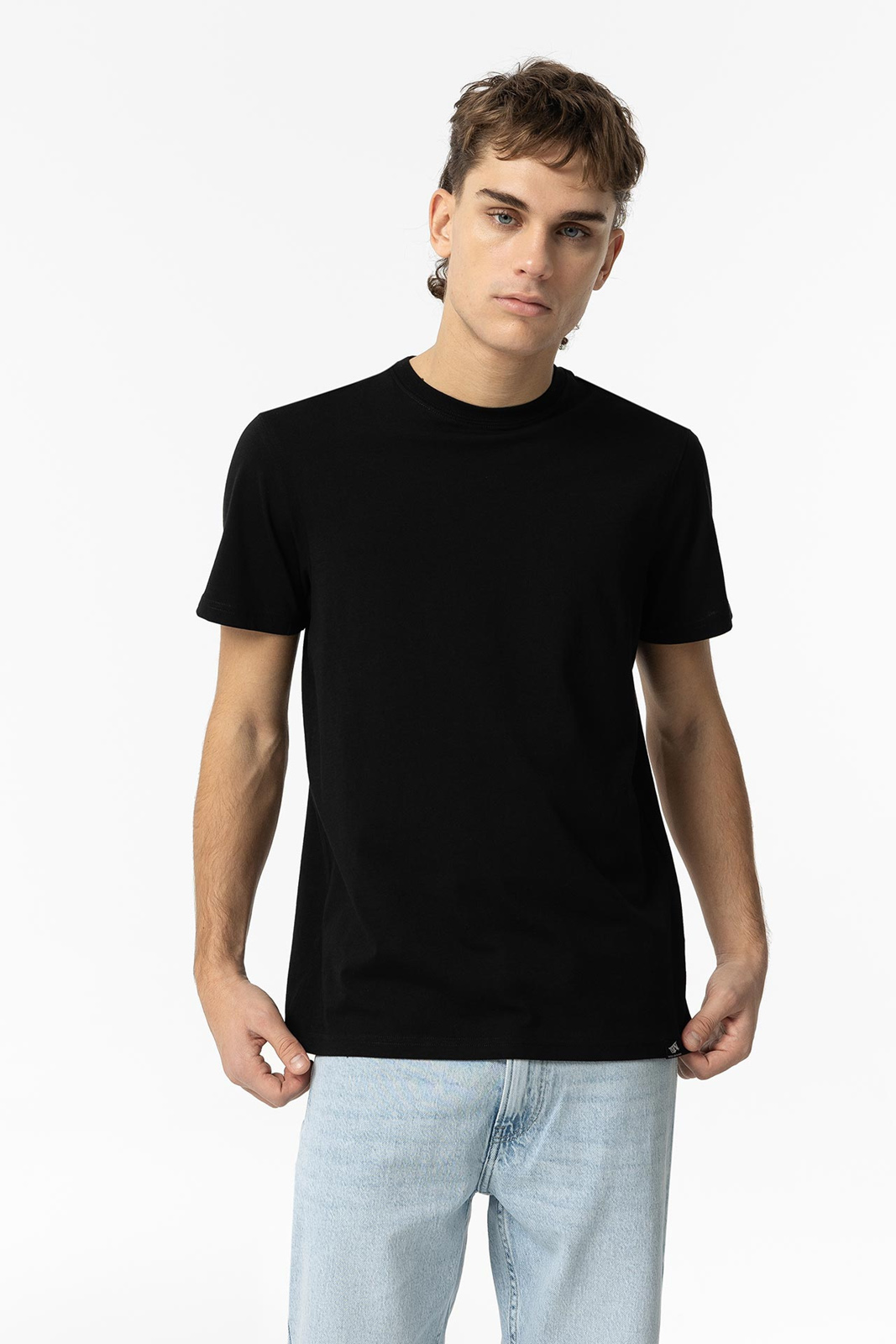 Tiffosi - Basic t-shirt - 000 Black φωτογραφία