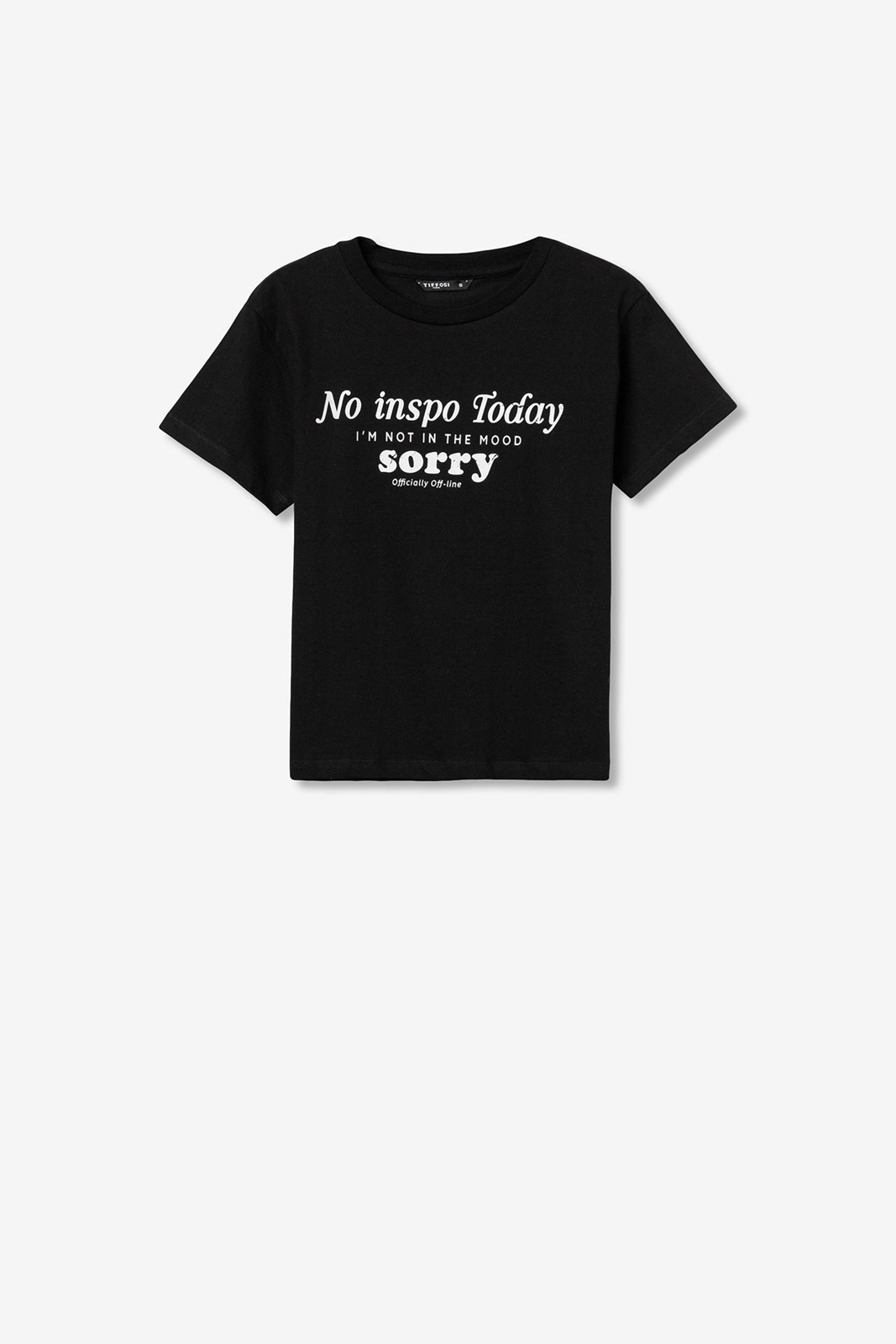 Tiffosi Tiffosi - Printed T-shirt - 000 Black
