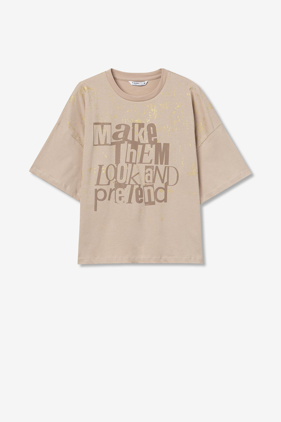 Tiffosi Tiffosi - Short Sleeve T-Shirt - 160 Sand
