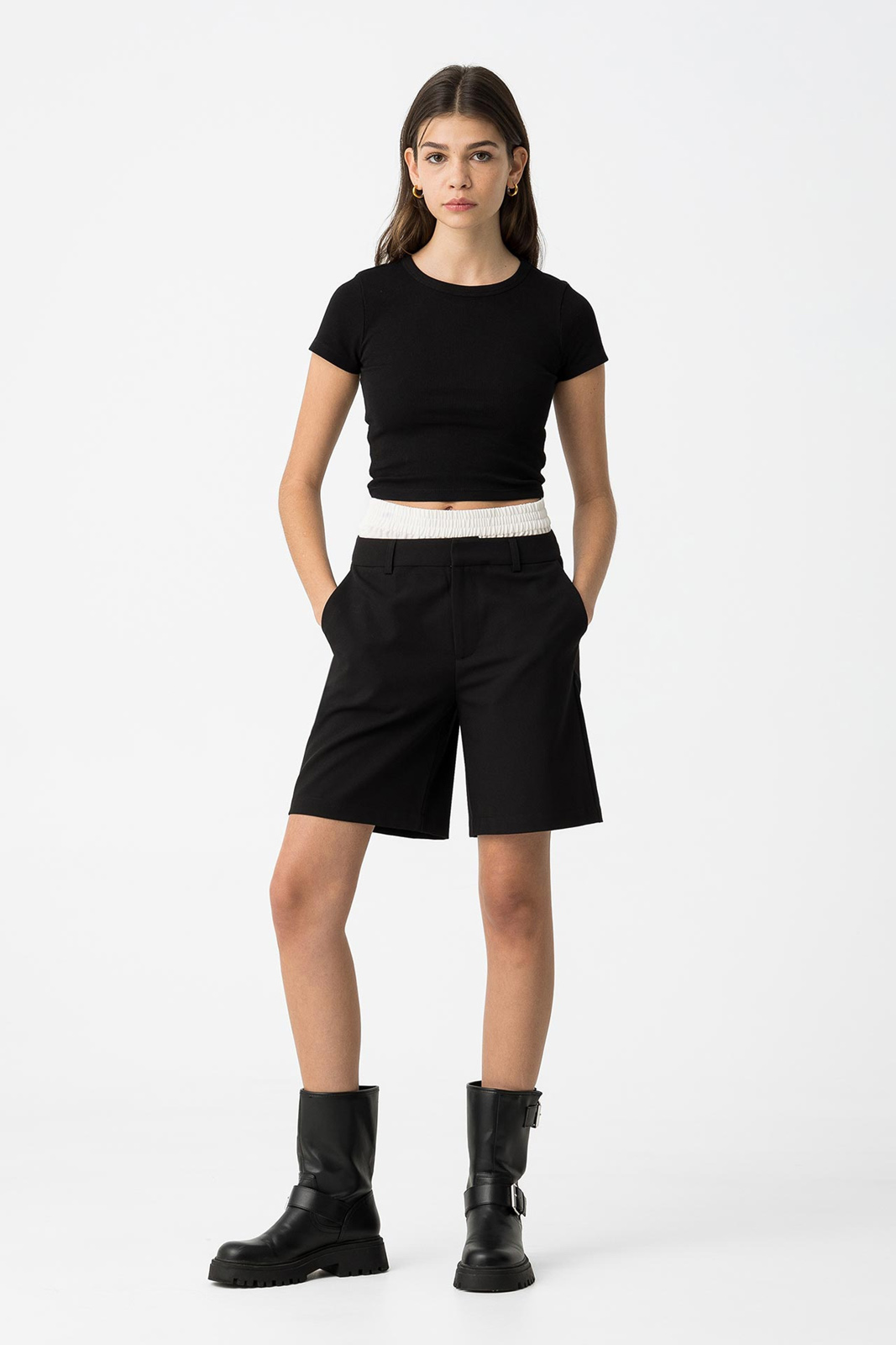 Tiffosi - Black Shorts - 000 Black φωτογραφία