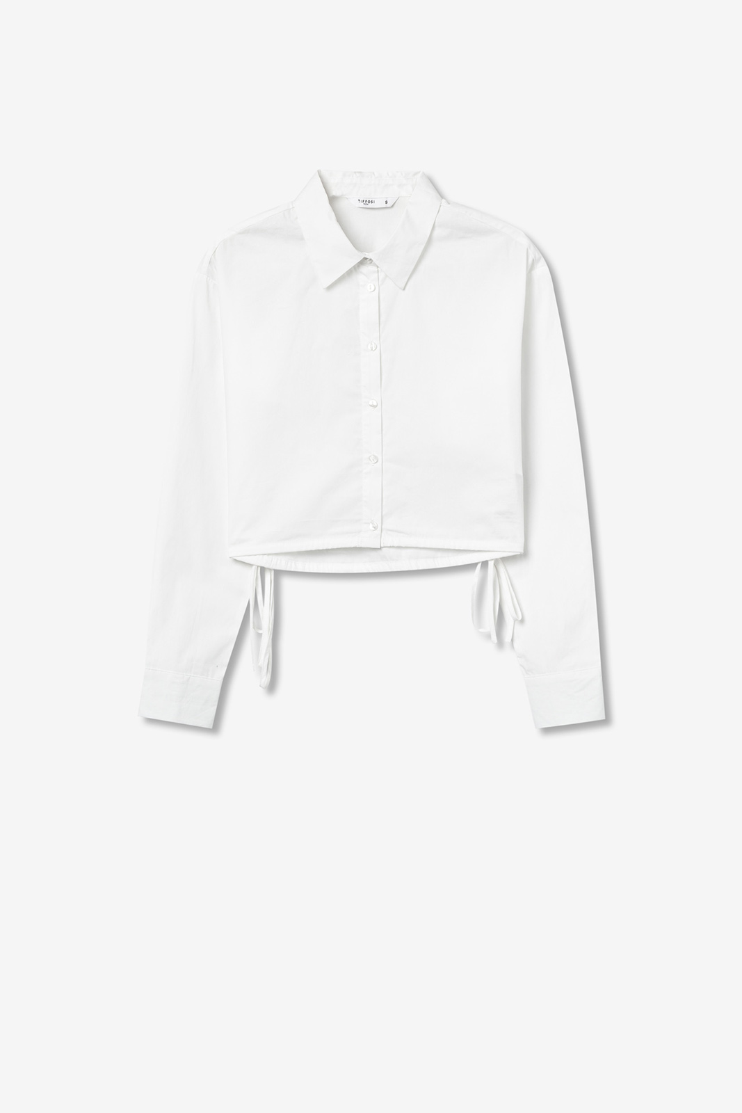 Tiffosi Tiffosi - Raw Long Sleeve Shirt - 110 Star White
