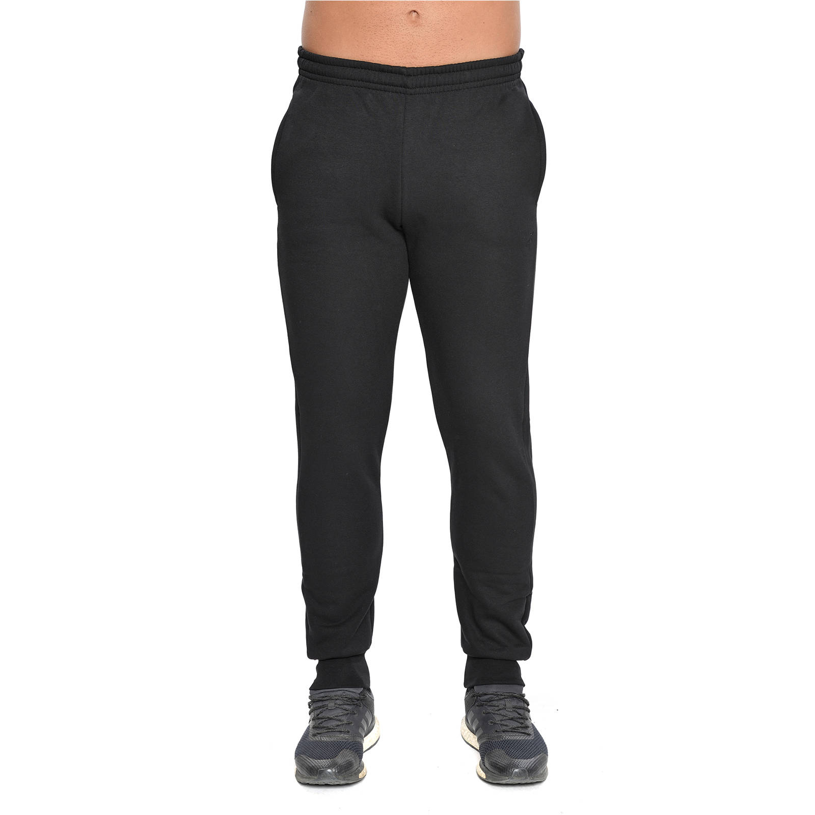 Target Target - CUFFED PANTS FLEECE - ΜΑΥΡΟ