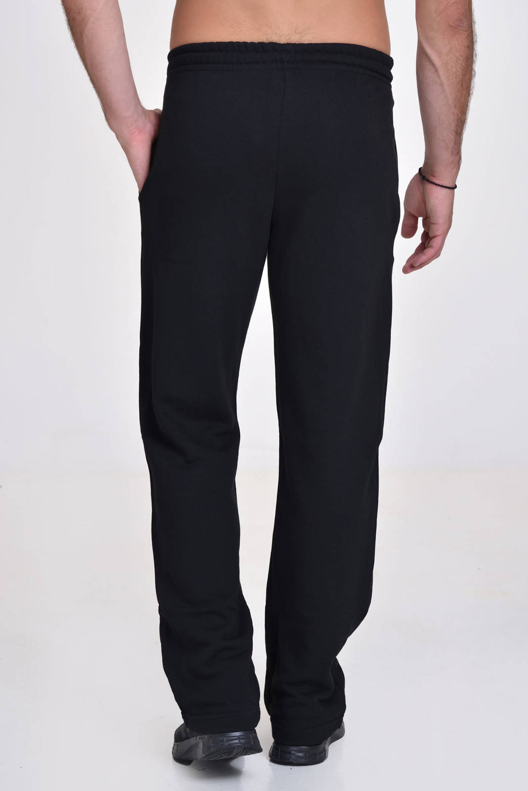 Target - OPEN HEM PANTS FLEECE - ΜΑΥΡΟ φωτογραφία