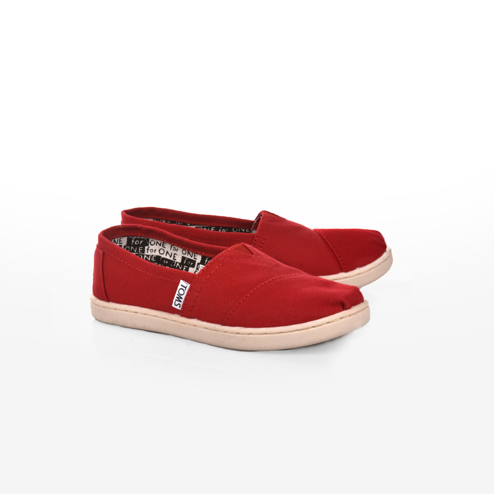 Toms - NATURAL CANVAS - RED Παιδικά > Παπούτσια > Εσπαντρίγιες > Flat