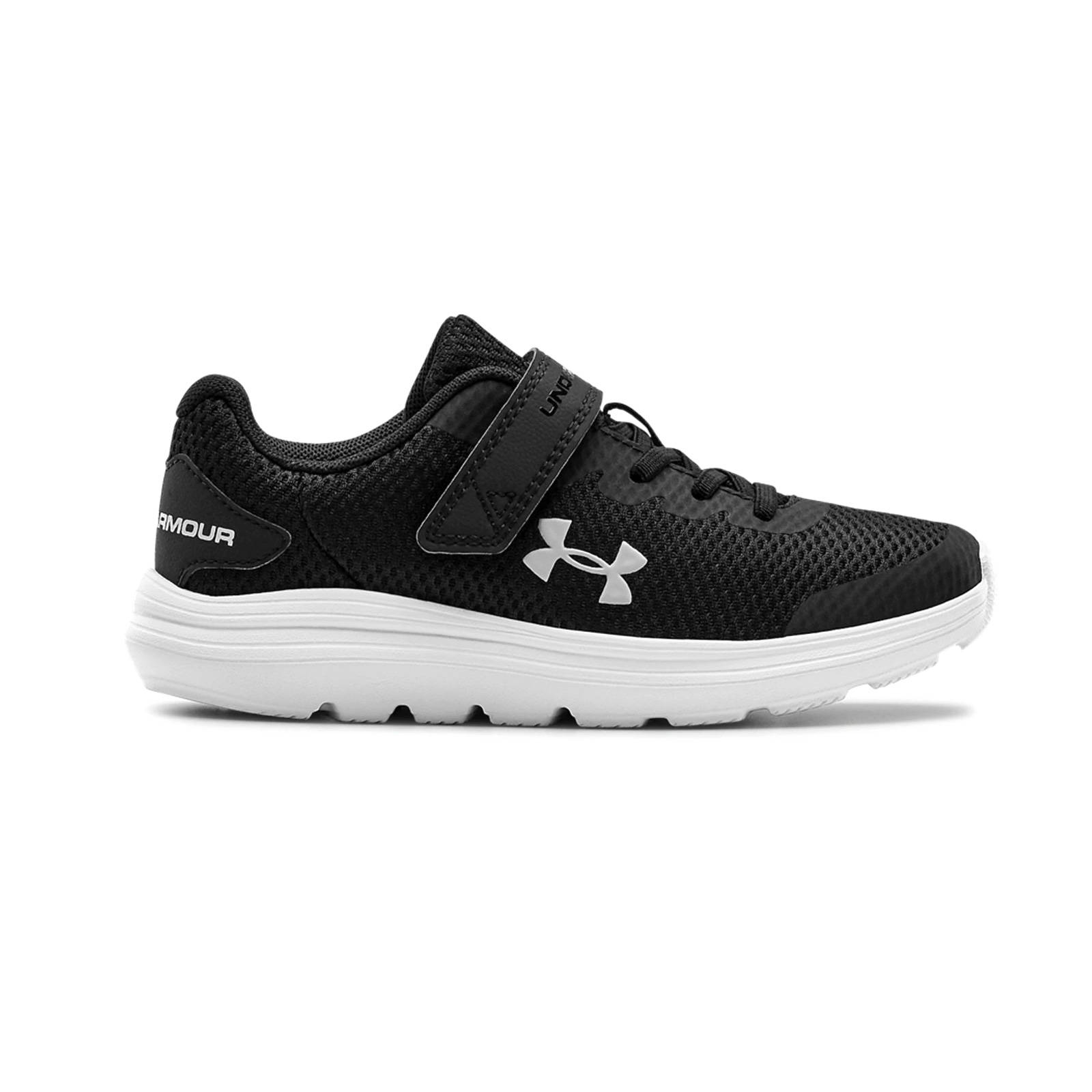 Under Armour - 3022871 UA PS SURGE 2 AC FOOTWEAR - 001/BLACK WHITE Παιδικά > Παπούτσια > Αθλητικά > Παπούτσι Low Cut