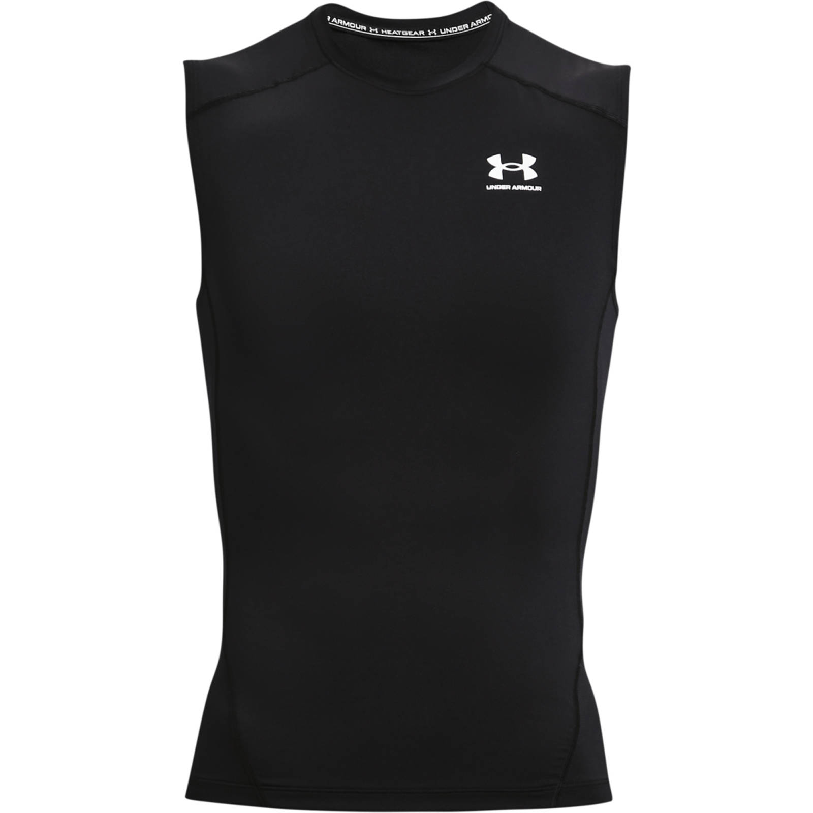 Under Armour Under Armour - Ανδρικό Αμάνικο HeatGear® - Black / / White