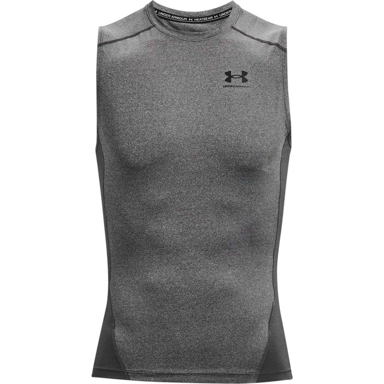 Under Armour Under Armour - Ανδρικό Αμάνικο HeatGear® - Carbon Heather / / Black