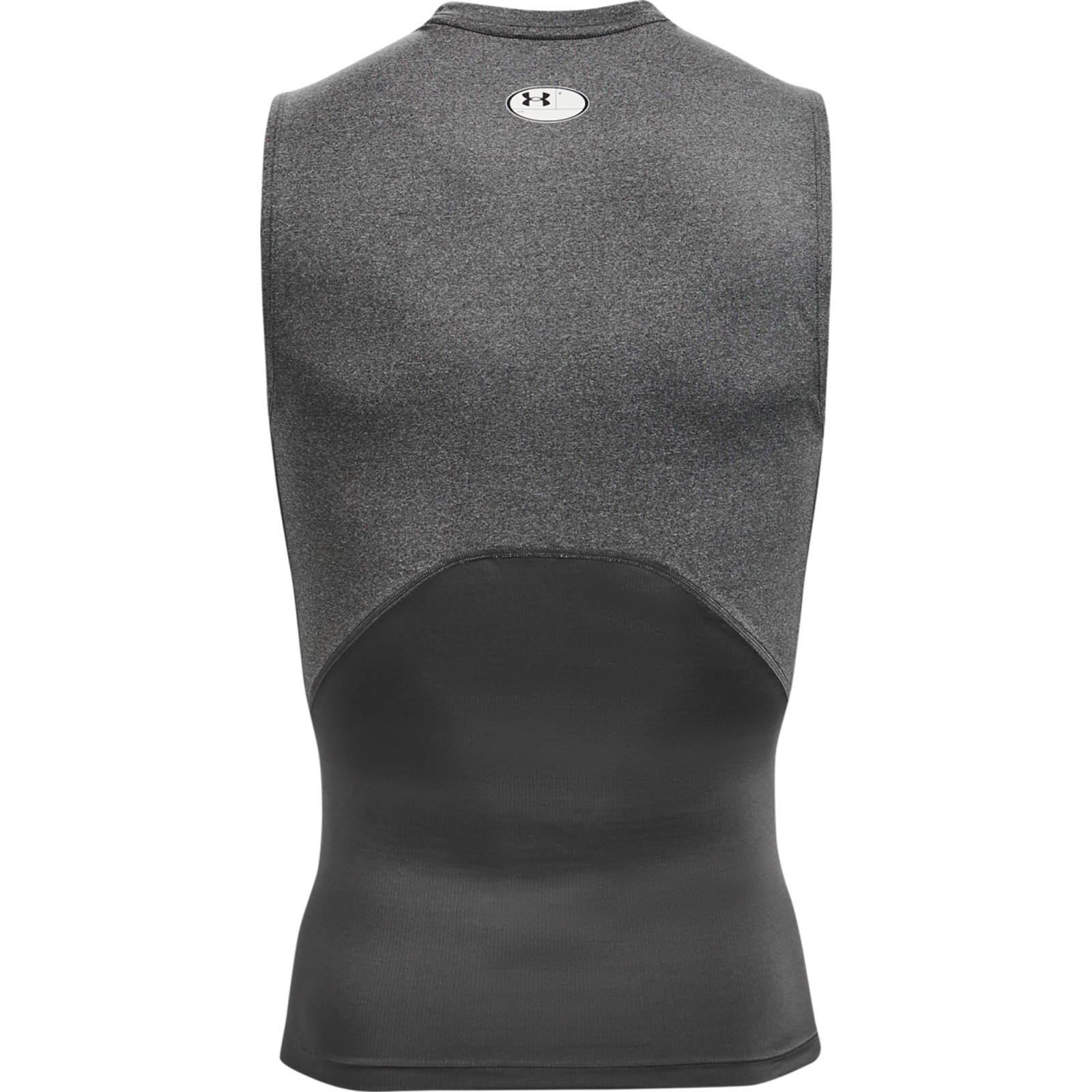 Under Armour - Ανδρικό Αμάνικο HeatGear® - Carbon Heather / / Black φωτογραφία