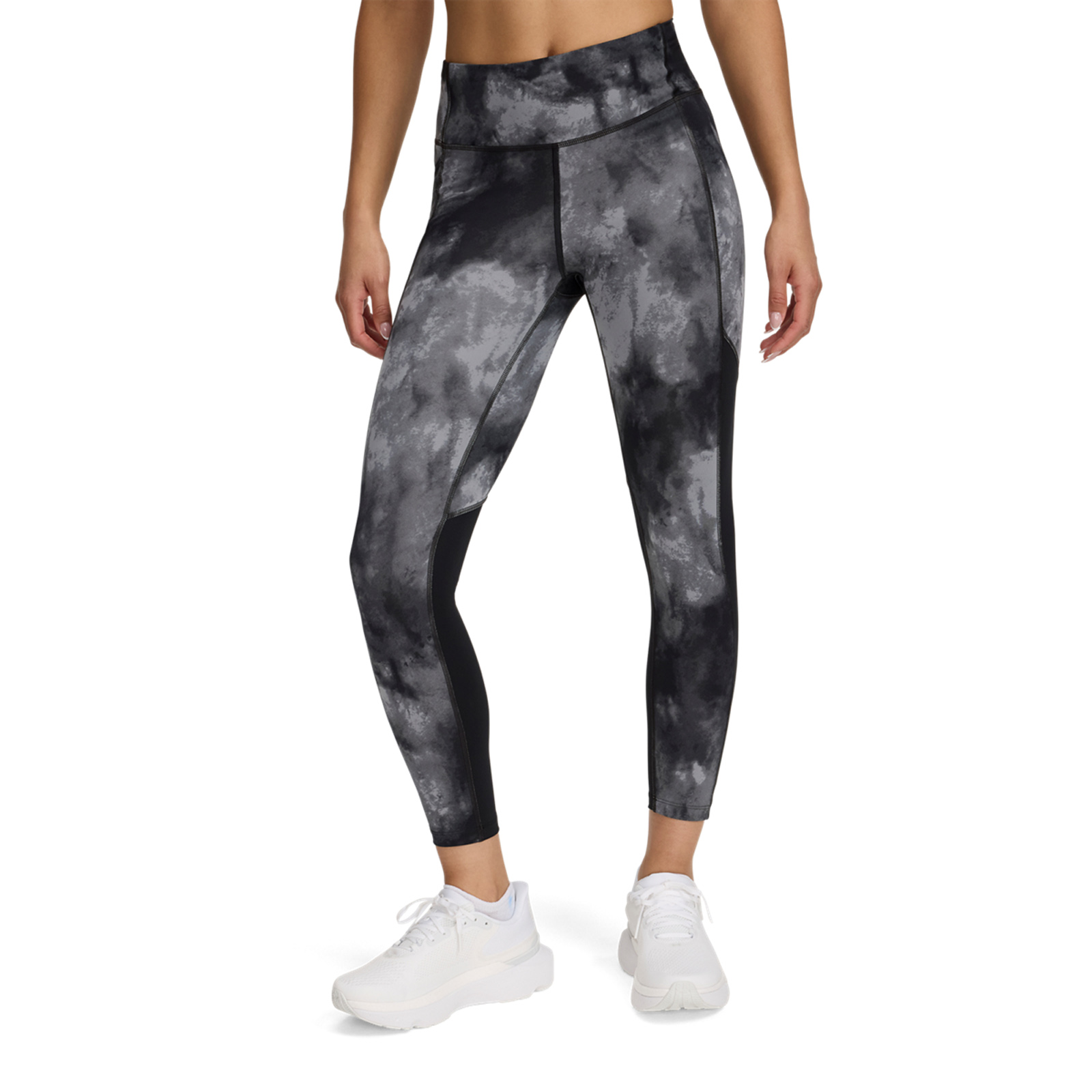 Under Armour Under Armour - 1369772 FLY FAST ANKLE TIGHT II - Black//Reflective