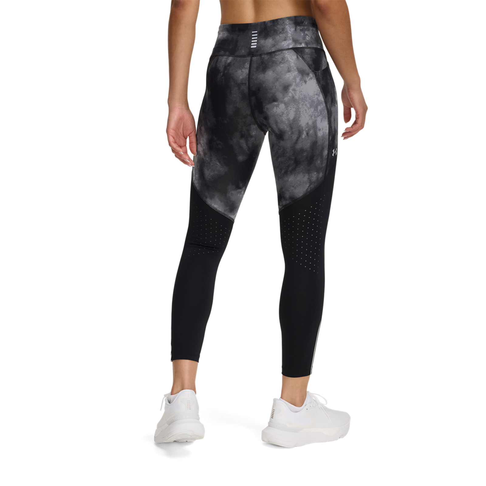 Under Armour - 1369772 FLY FAST ANKLE TIGHT II - Black//Reflective φωτογραφία