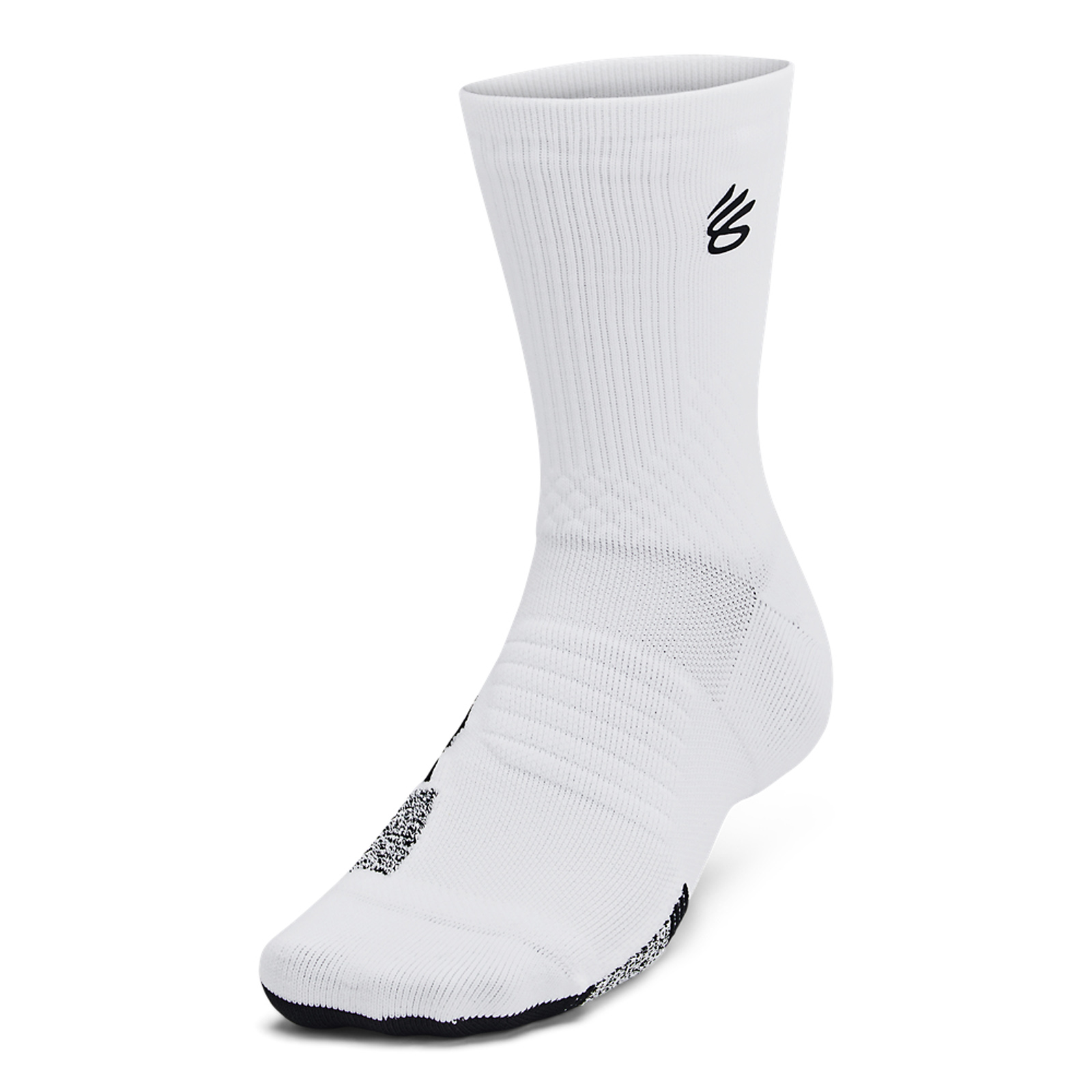 Under Armour Under Armour - Unisex Mid-Crew Κάλτσες Curry ArmourDry™ Playmaker - White/Black/Black