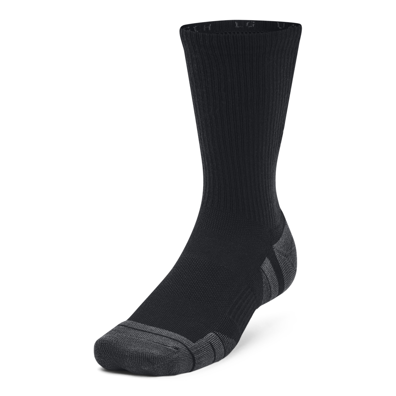 Under Armour - Unisex Κάλτσες Crew UA Performance Tech 3 Ζευγ. - Black/Black/Jet Gray φωτογραφία