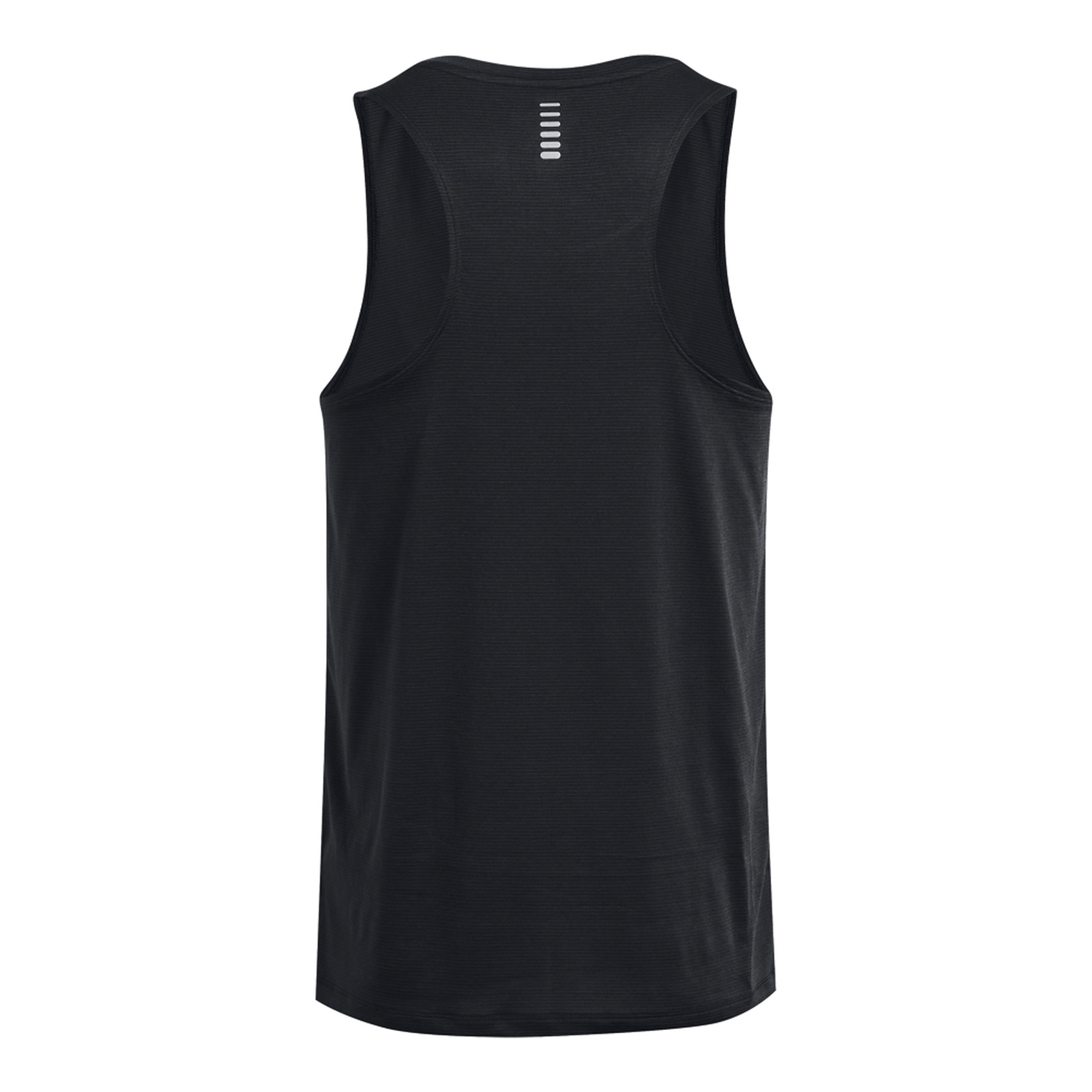 Under Armour - 1382585 UA STREAKER SINGLET - Black//Reflective φωτογραφία
