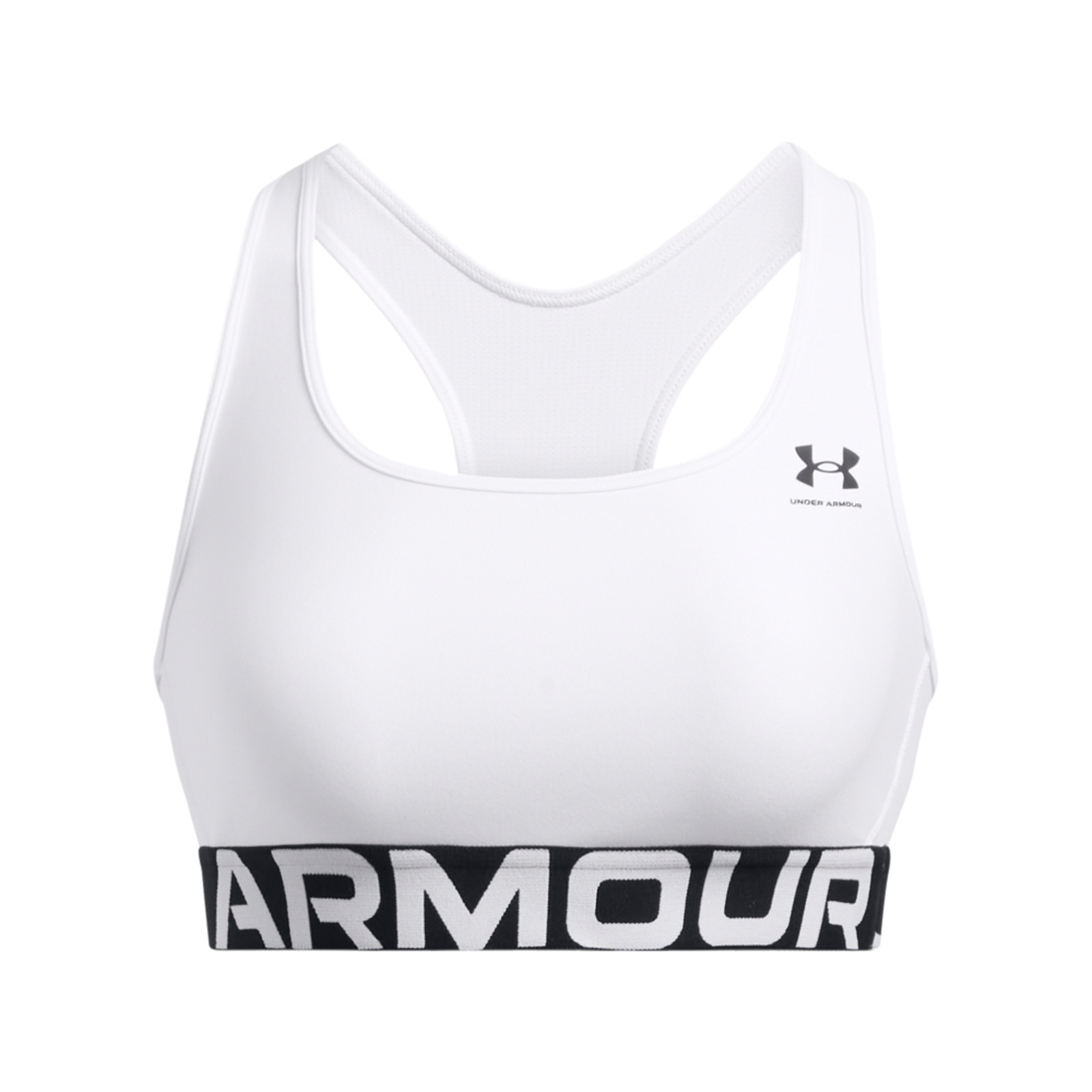 Under Armour Under Armour - Γυναικείο Αθλητικό Μπουστάκι HeatGear® Armour Mid Branded - White//Black