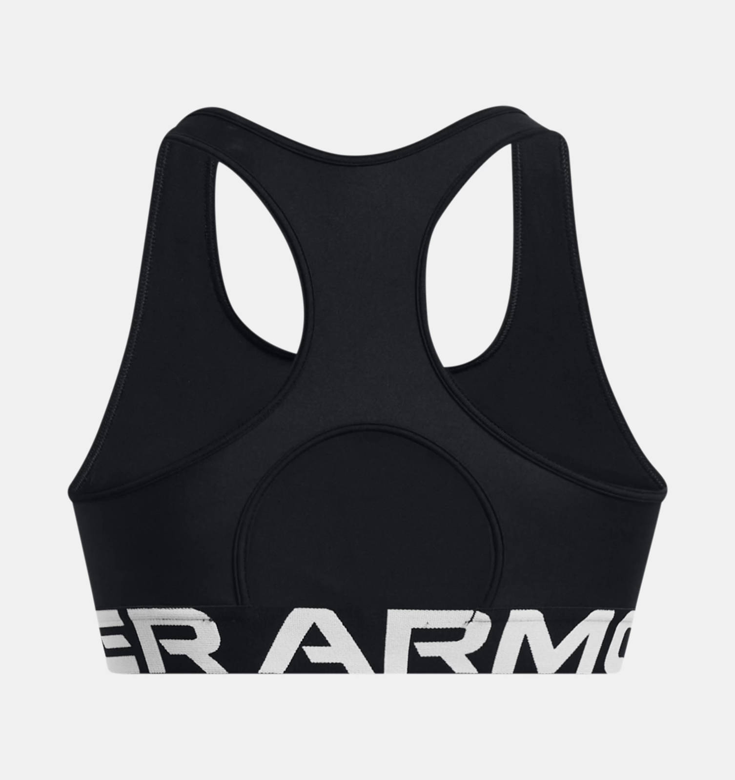 Under Armour - Γυναικείο Αθλητικό Μπουστάκι HeatGear® Armour Mid Branded - Black//White φωτογραφία