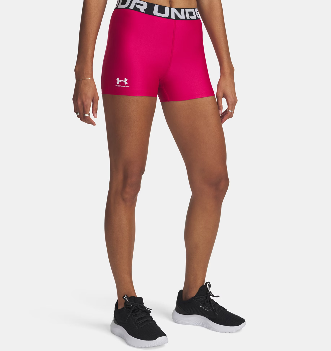  Under Armour - Γυναικείο Shorty HeatGear® - Shaded Fuchsia//White 2025