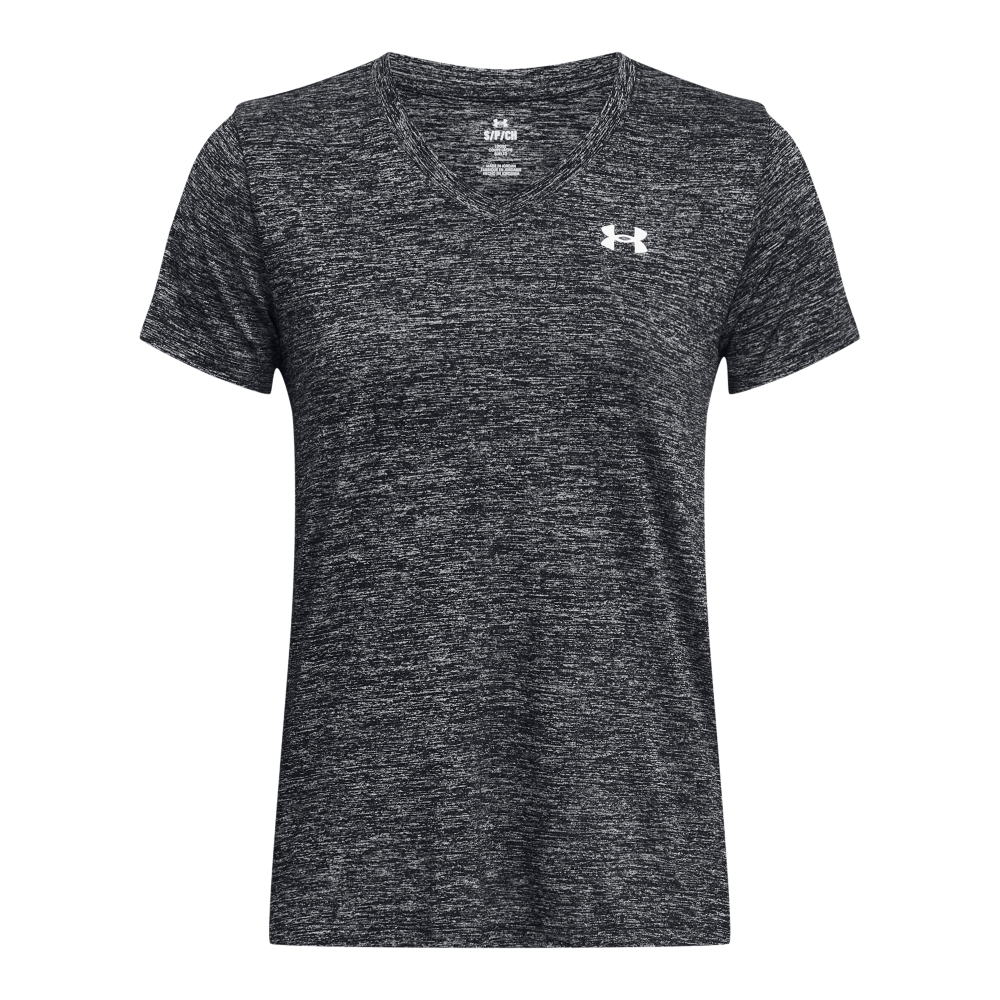 Under Armour Under Armour - Γυναικείο V-Neck Κοντομάνικο UA Tech™ Twist - Black//White