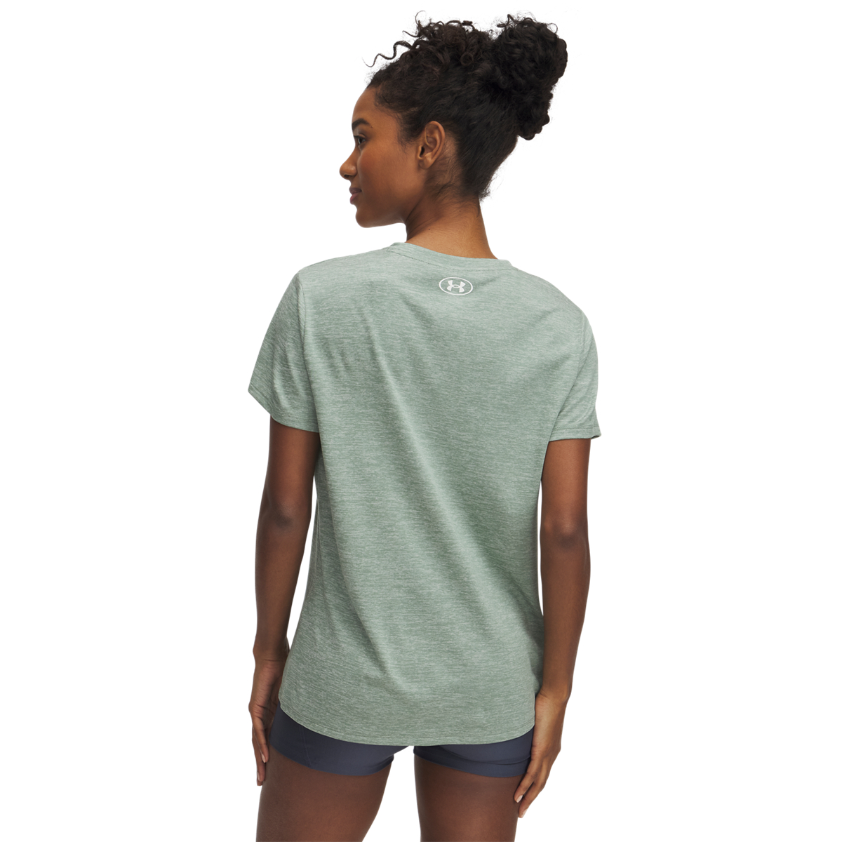 Under Armour - Γυναικείο V-Neck Κοντομάνικο UA Tech™ Twist - Silica Green//White φωτογραφία