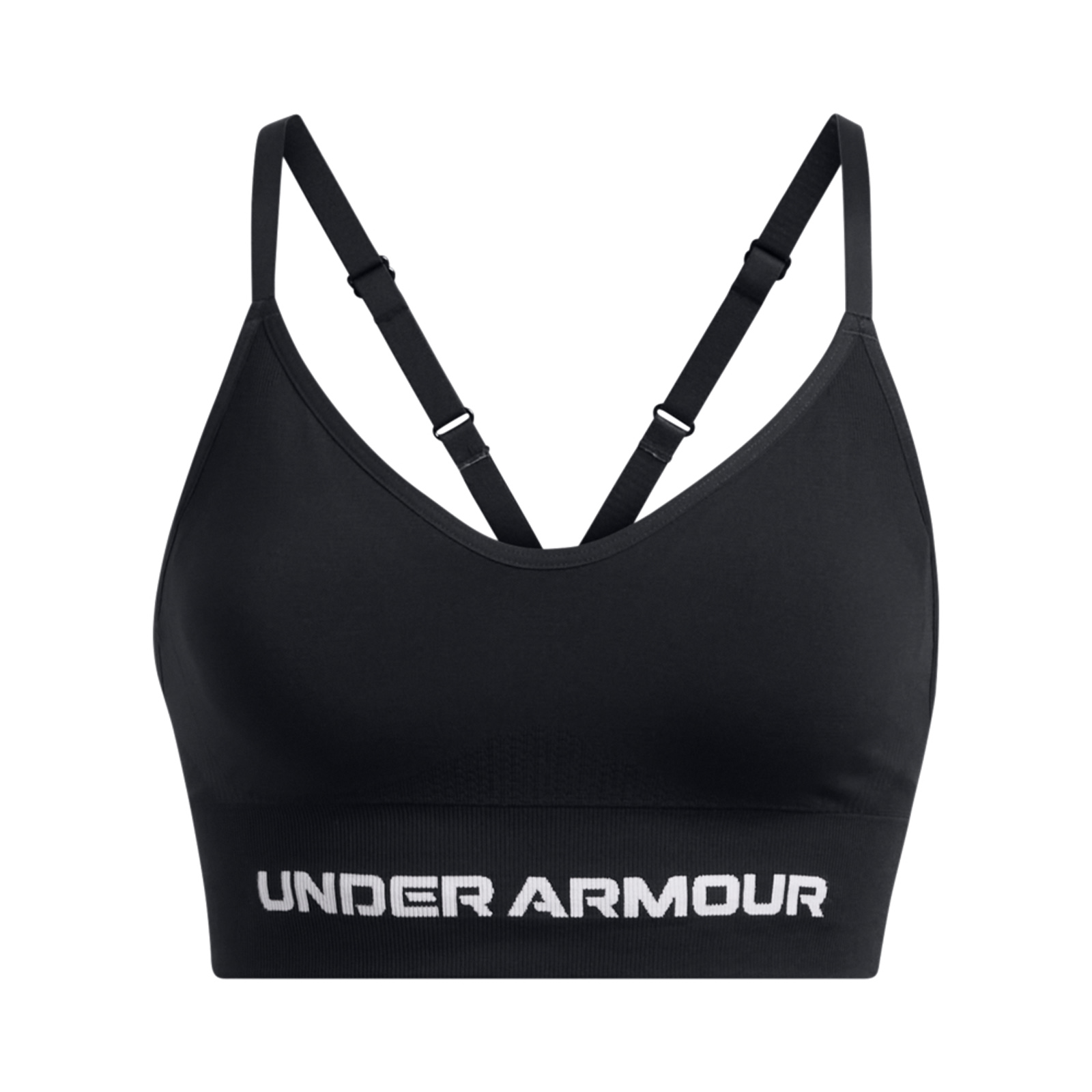  Under Armour - 1384417 VANISH SEAMLESS LOW BRA - Black//White 2025