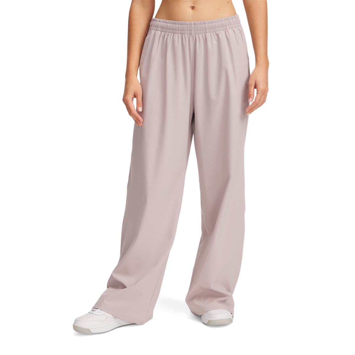 Under Armour Under Armour - 1386453 ARMOURSPORT WIDE LEG PANT - Gray Dawn//White