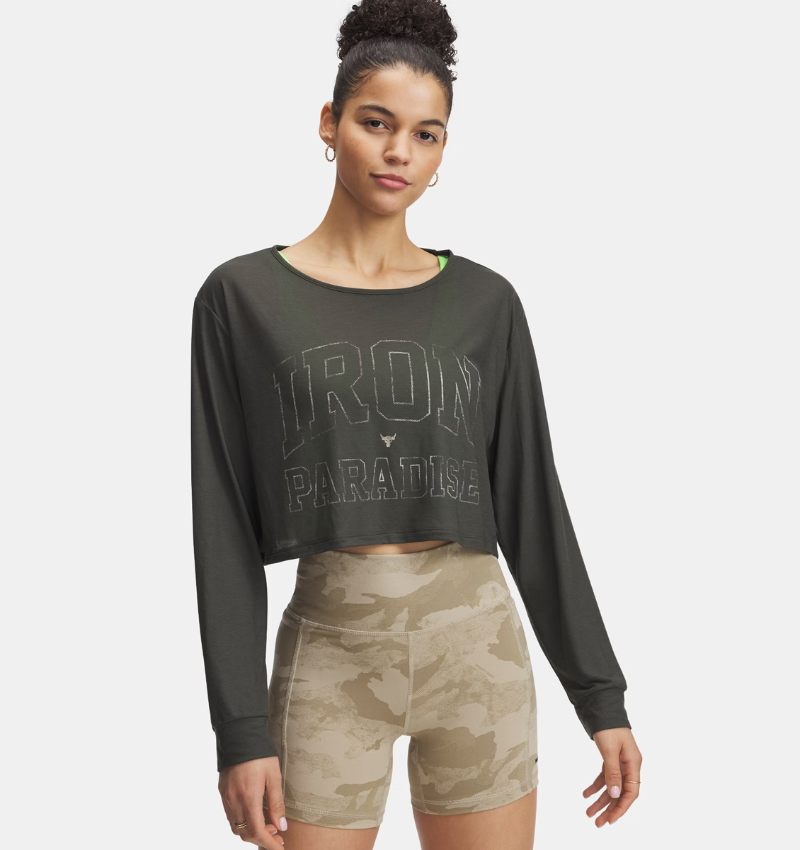 Under Armour Under Armour - Project Rock Iron Paradise - Baroque Green/City Khaki/City Khaki