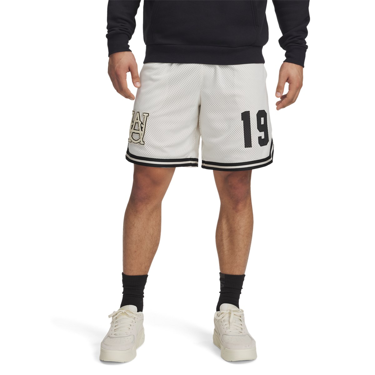 Under Armour Under Armour - 1390120 COURTSIDE HOOPS SHORT - Stone/Black/Stone