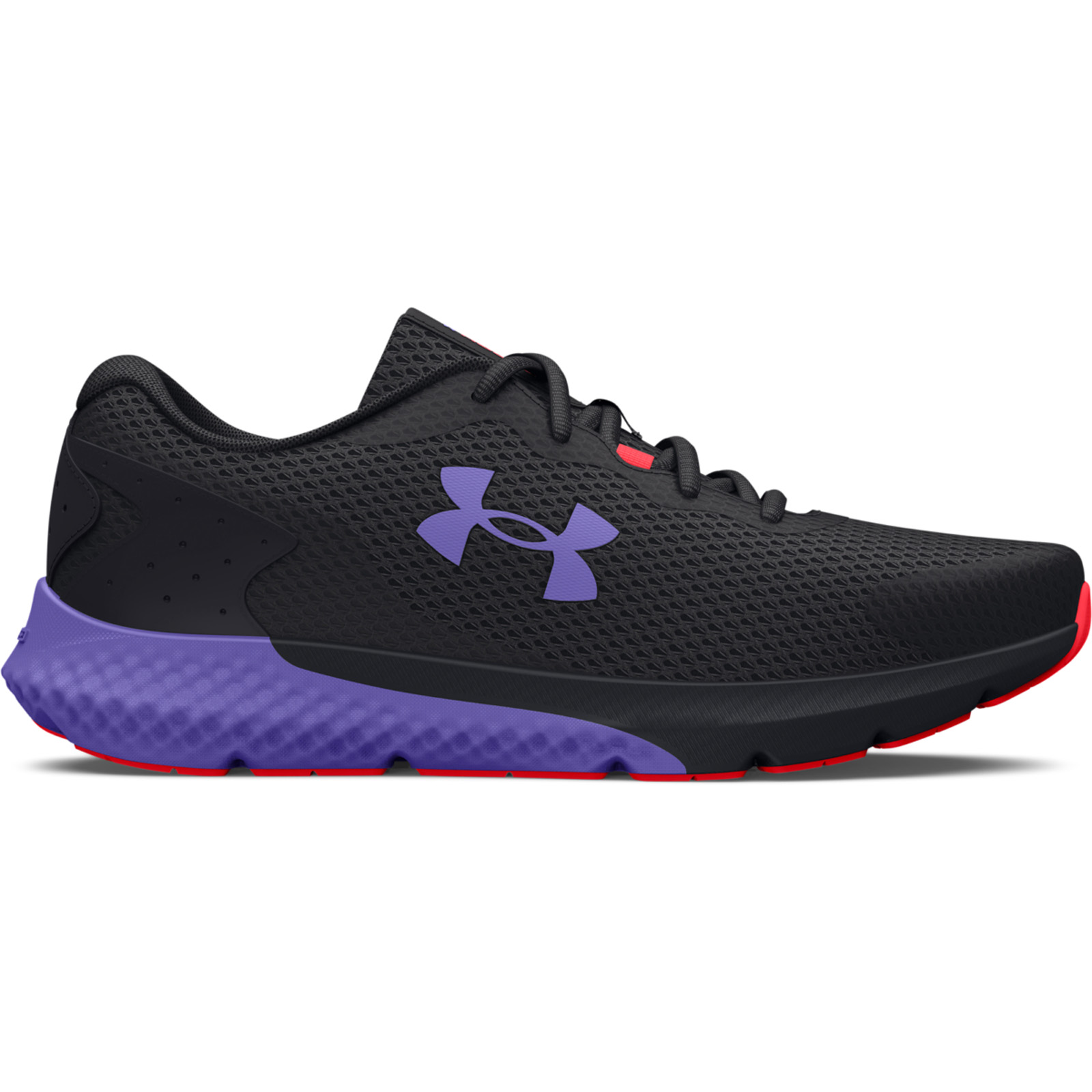 Under Armour - Women's UA Charged Rogue 3 Running Shoes - Black/Violet Storm/Violet Storm Γυναικεία > Παπούτσια > Αθλητικά > Παπούτσι Low Cut