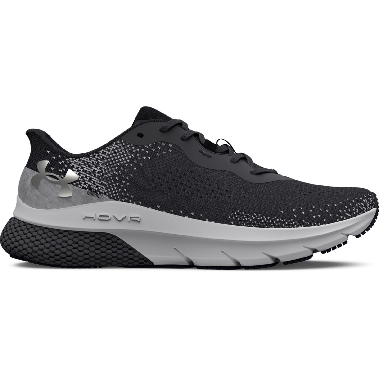 Under Armour - Men's UA HOVR™ Turbulence 2 Running Shoes - Jet Gray/Jet Gray/Metallic Silver Ανδρικά > Παπούτσια > Αθλητικά > Παπούτσι Low Cut